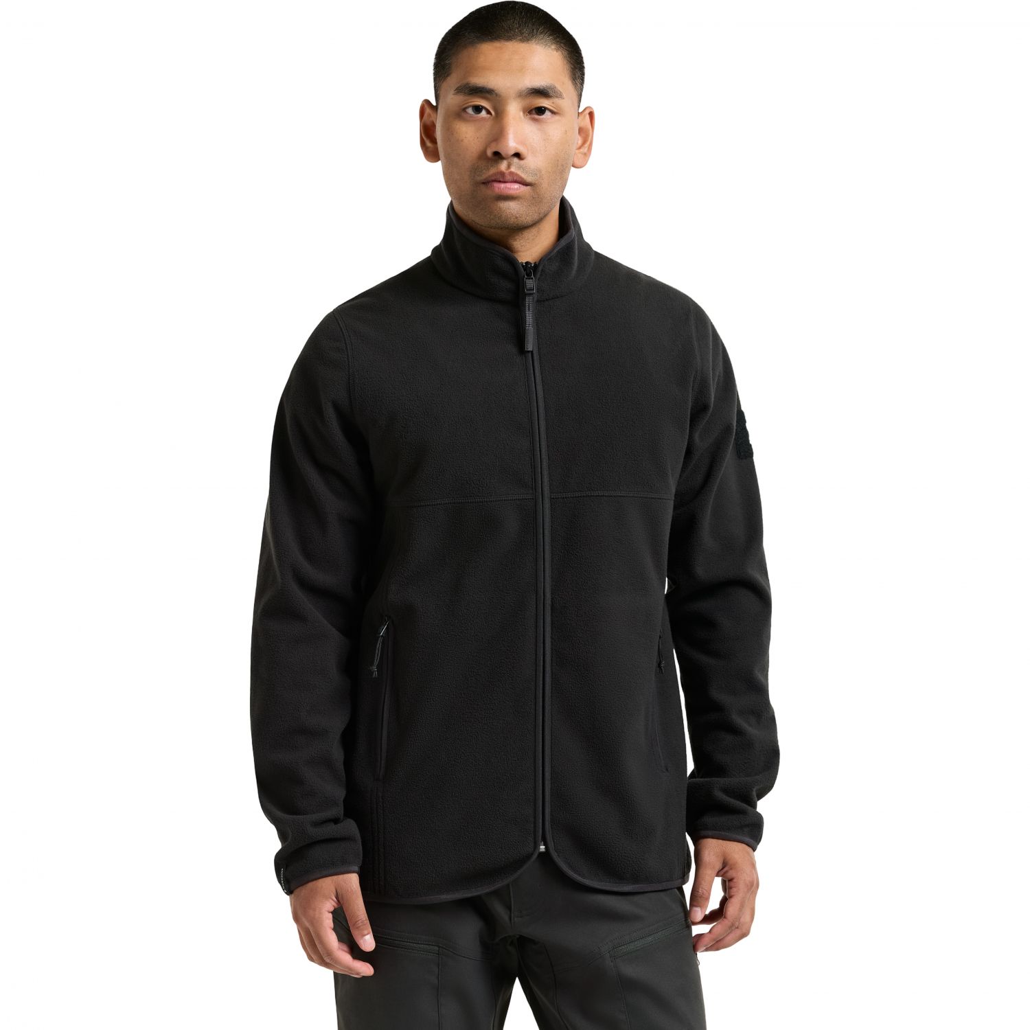 Didriksons Hans, jachetă fleece, bărbați, negru