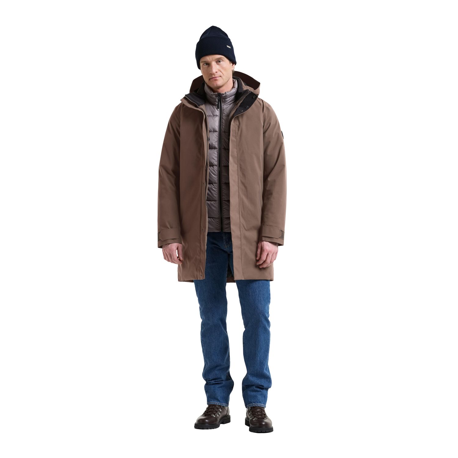 Didriksons Hektor 2, parka, homens, mocha