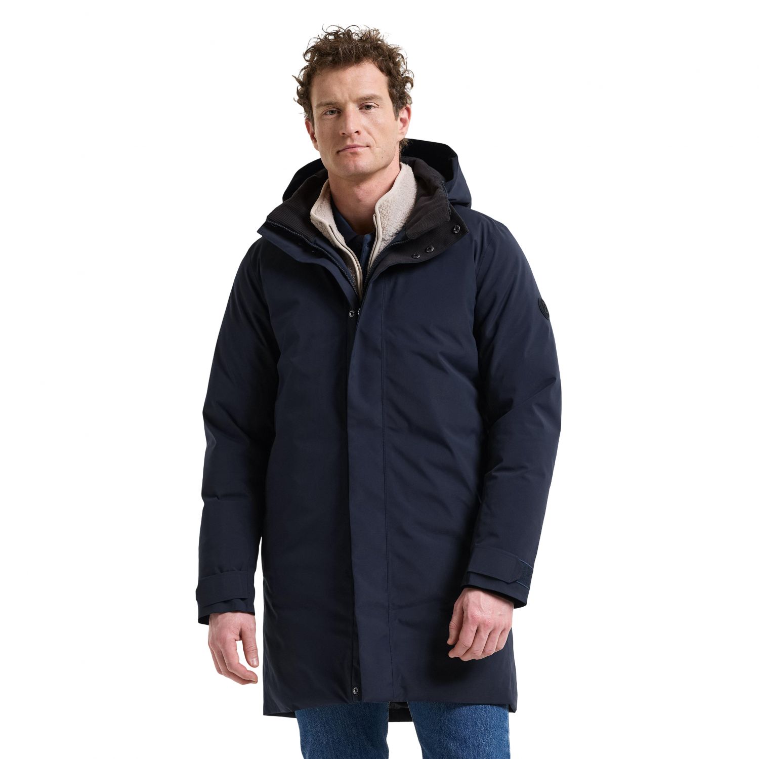 Didriksons Hektor 2, parka, masculino, azul marinho