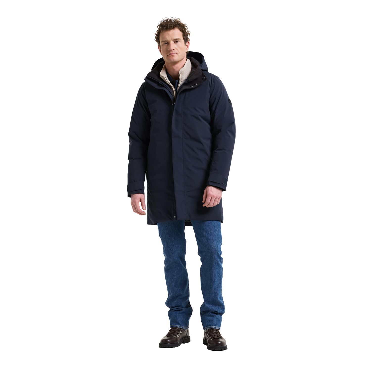 Didriksons Hektor 2, parka, masculino, azul marinho