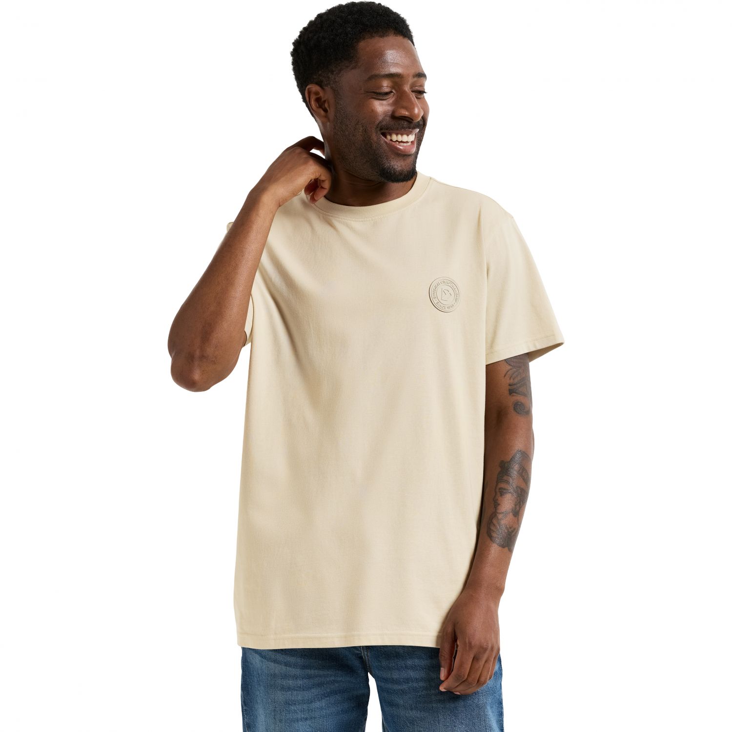 Didriksons Holger, póló, férfi, light beige