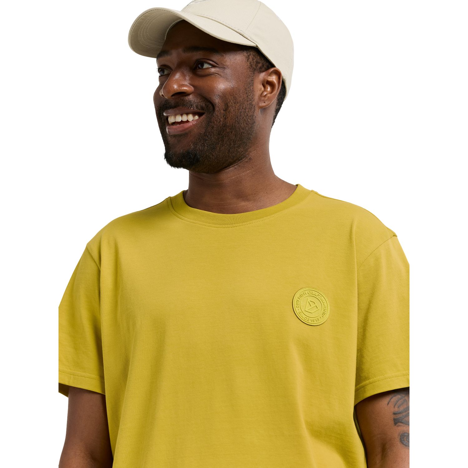 Didriksons Holger, T-shirt, Herr, Yellow Pollen