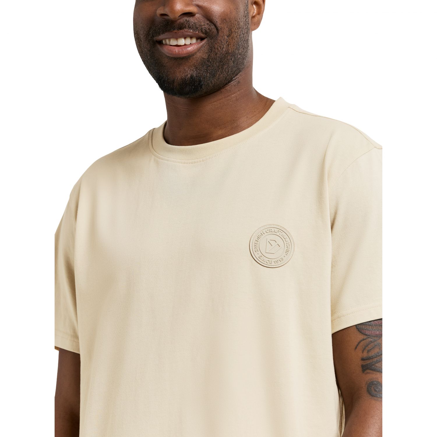 Didriksons Holger, t-shirt, homem, bege claro