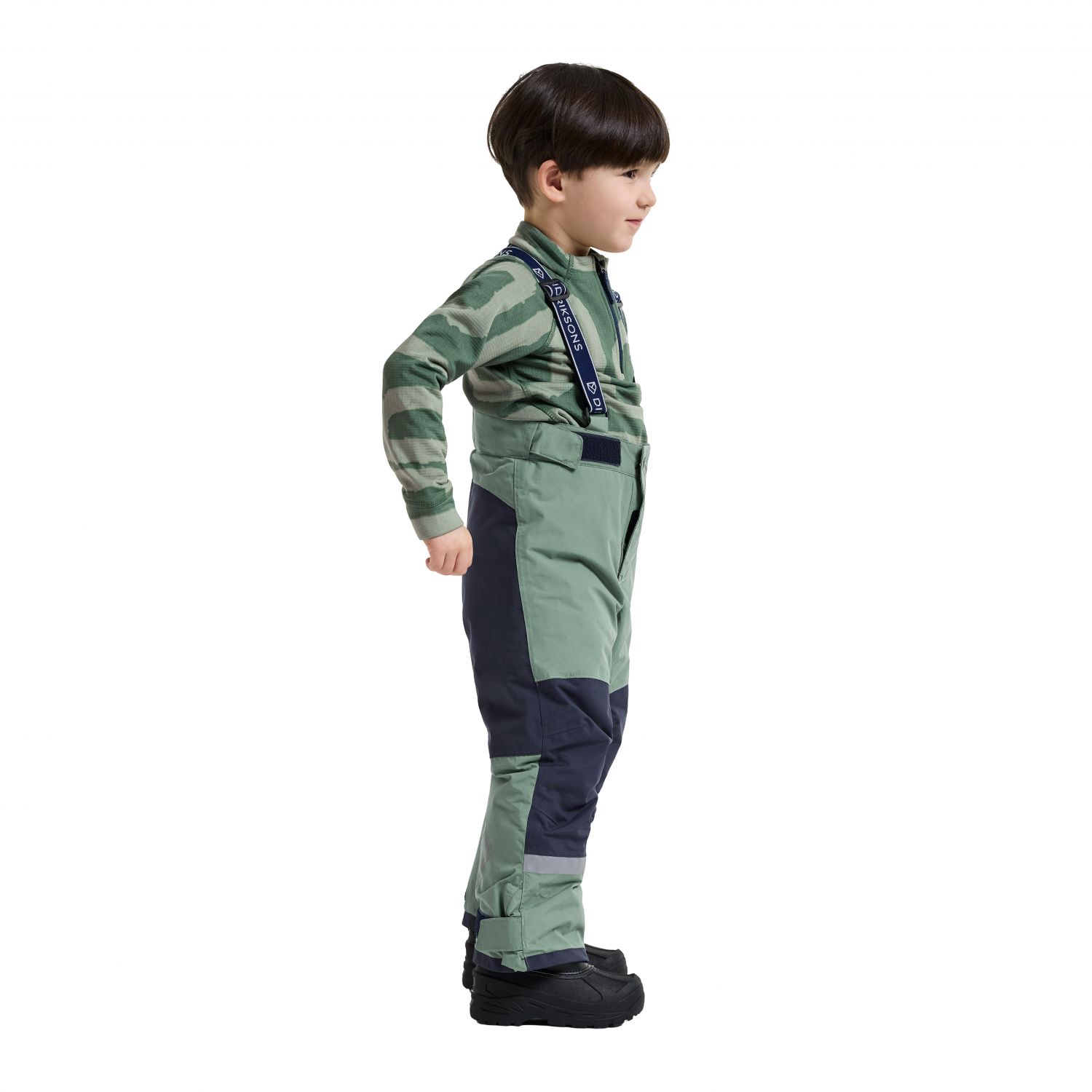 Didriksons Idre 7, pantalon de ski, junior, vert