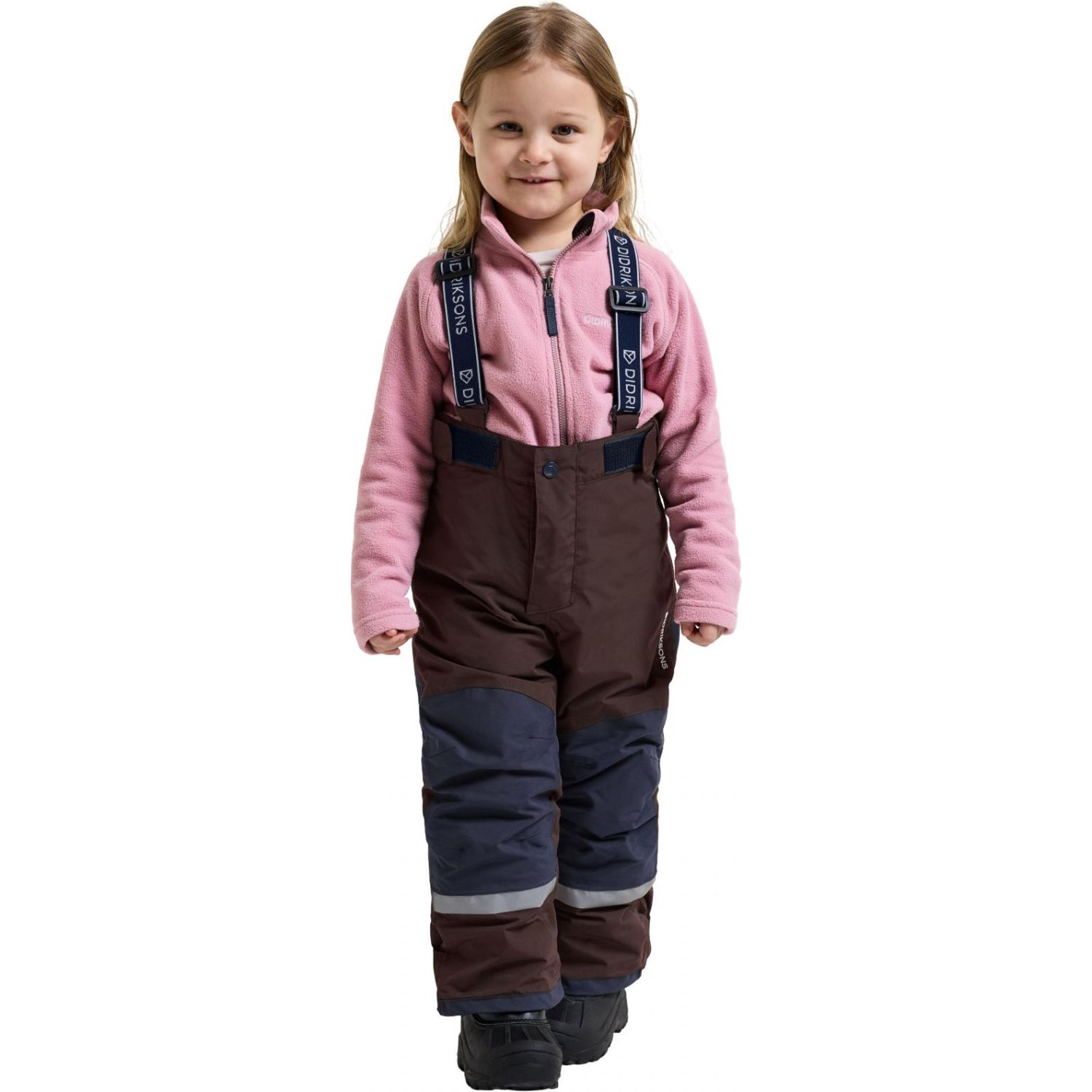 Didriksons Idre 7, ski pants, junior, brown