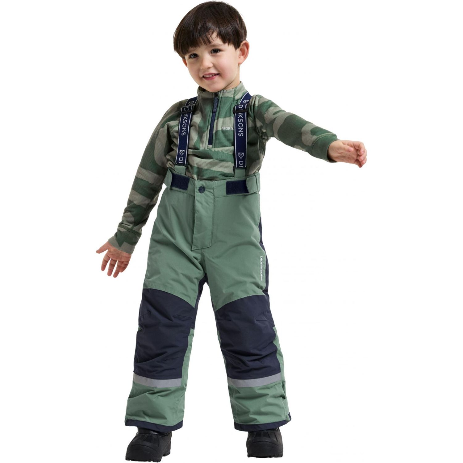 Didriksons Idre 7, ski pants, junior, green