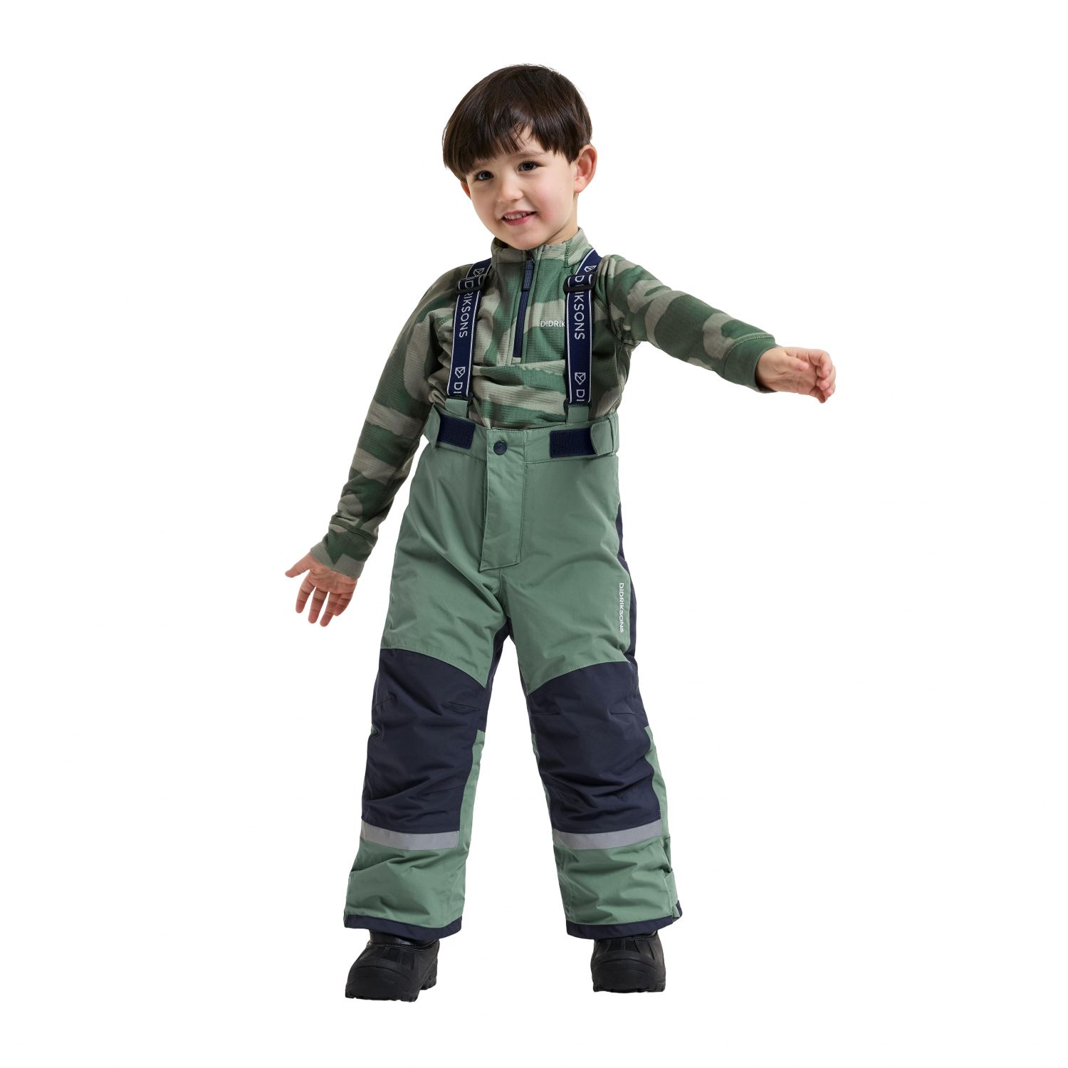 Didriksons Idre 7, Skihose, Junior, grün