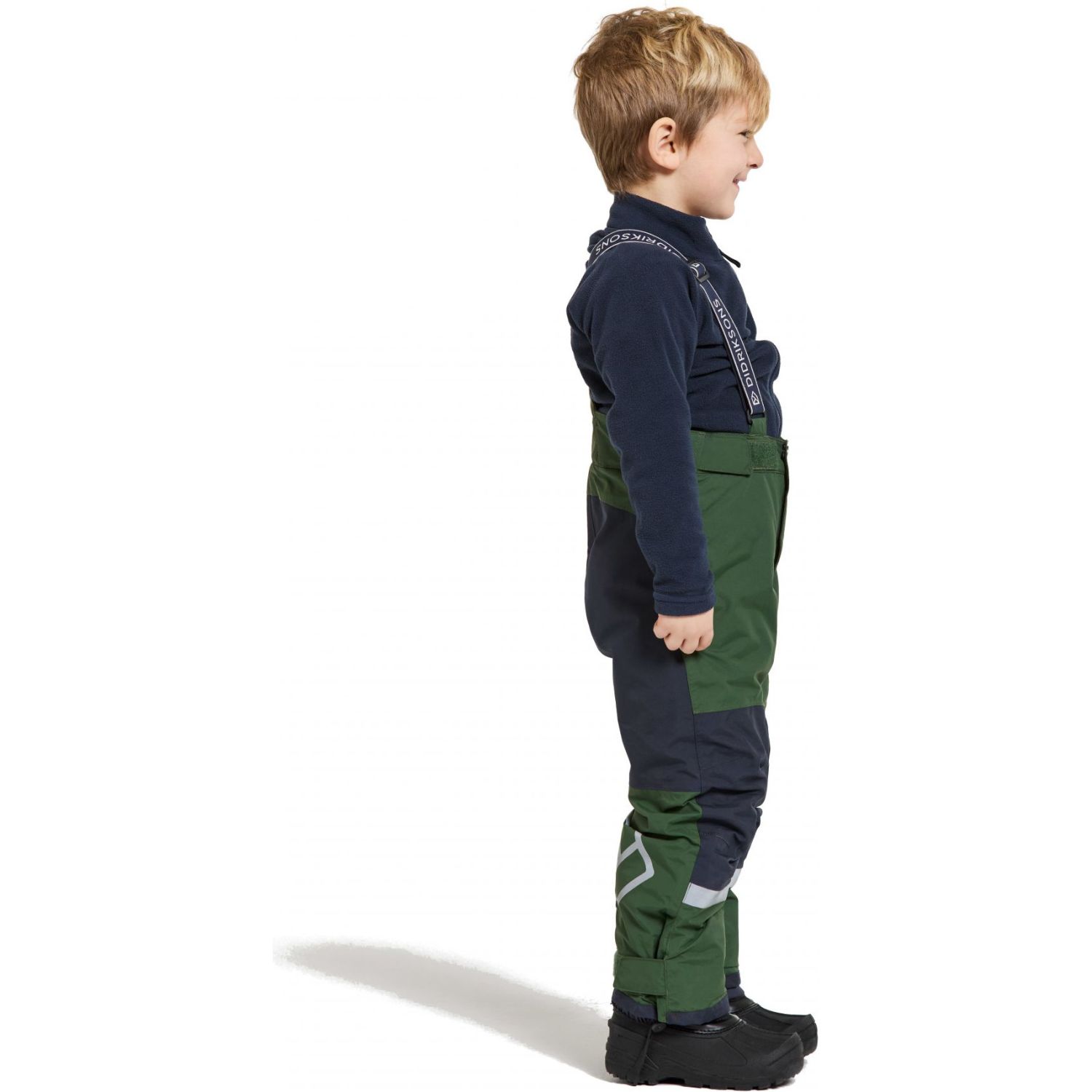 Didriksons Idre, pantalons de ski, junior, vert foncé