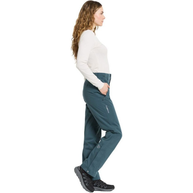 Didriksons Idun, pantalones outdoor, mujer, turquesa