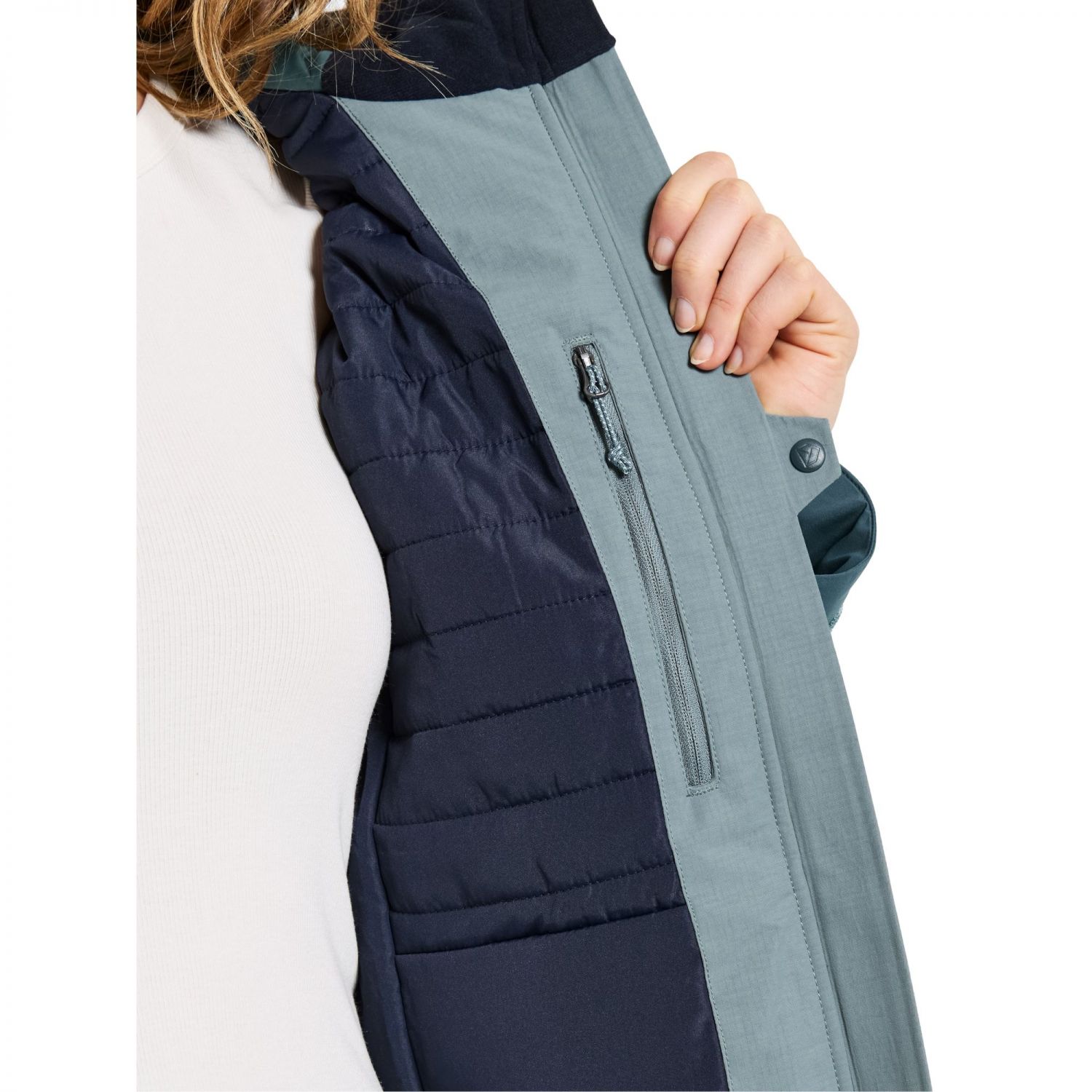 Didriksons Idun, veste, femme, turquoise