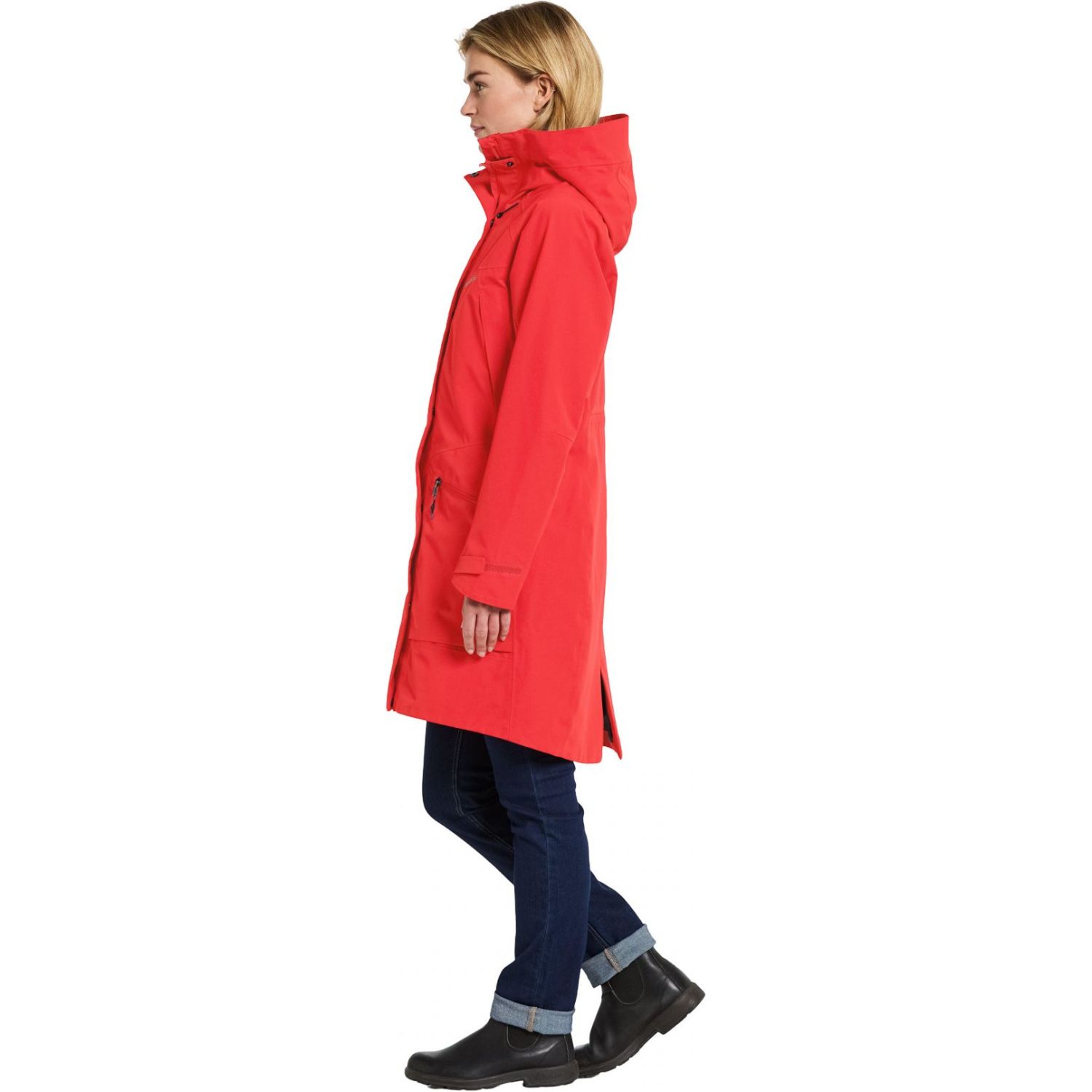 Didriksons Ilma 8, parka, damska, pomme red