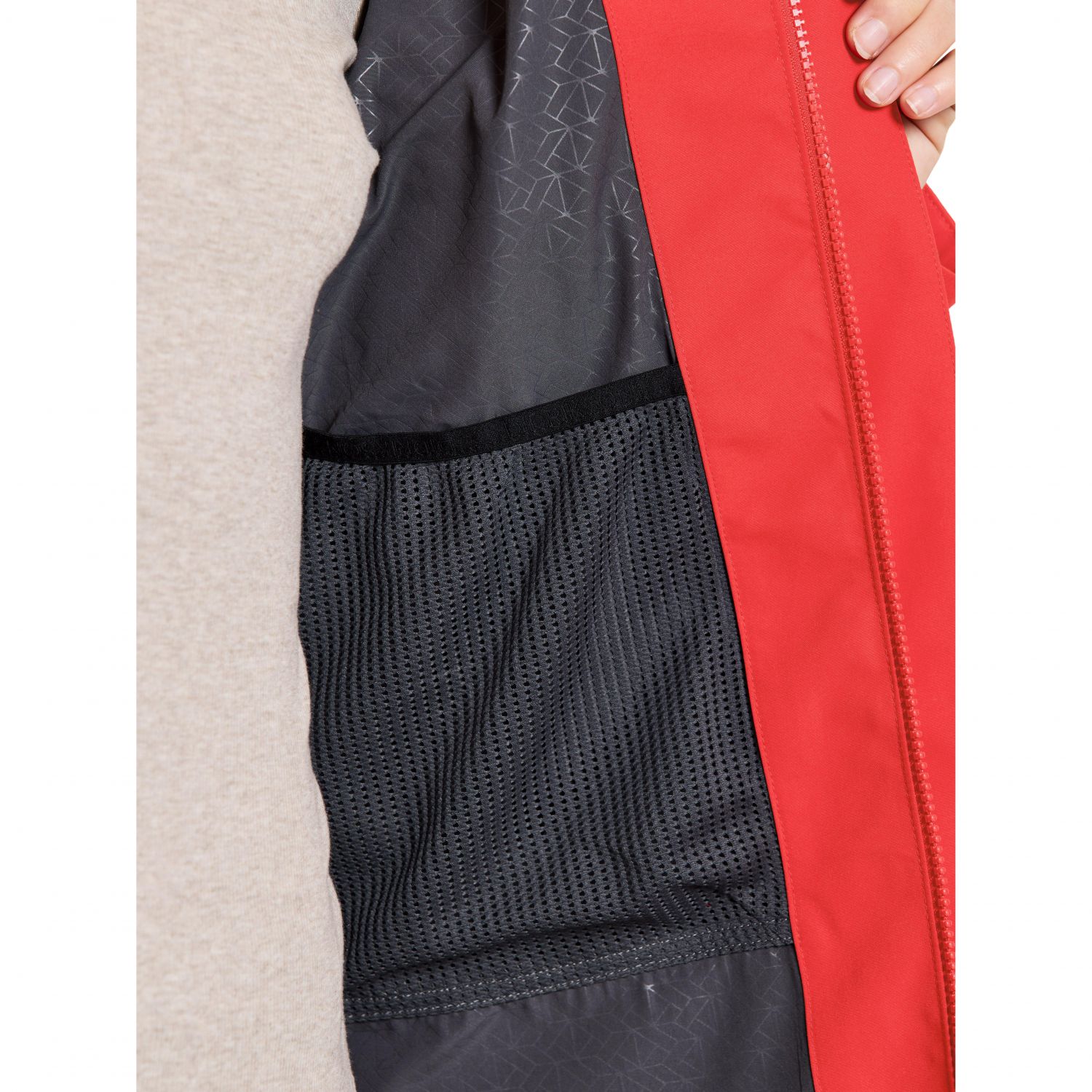 Didriksons Ilma 8, parka, feminino, pomme vermelho