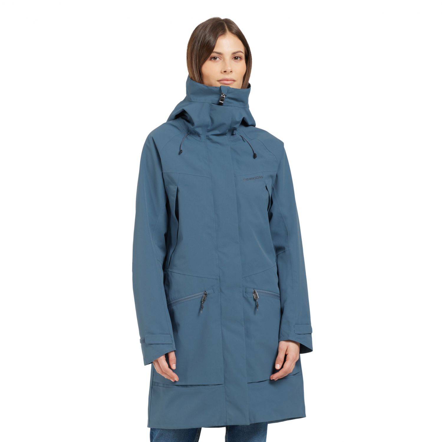 Didriksons Ilma, rain coat, women, true blue