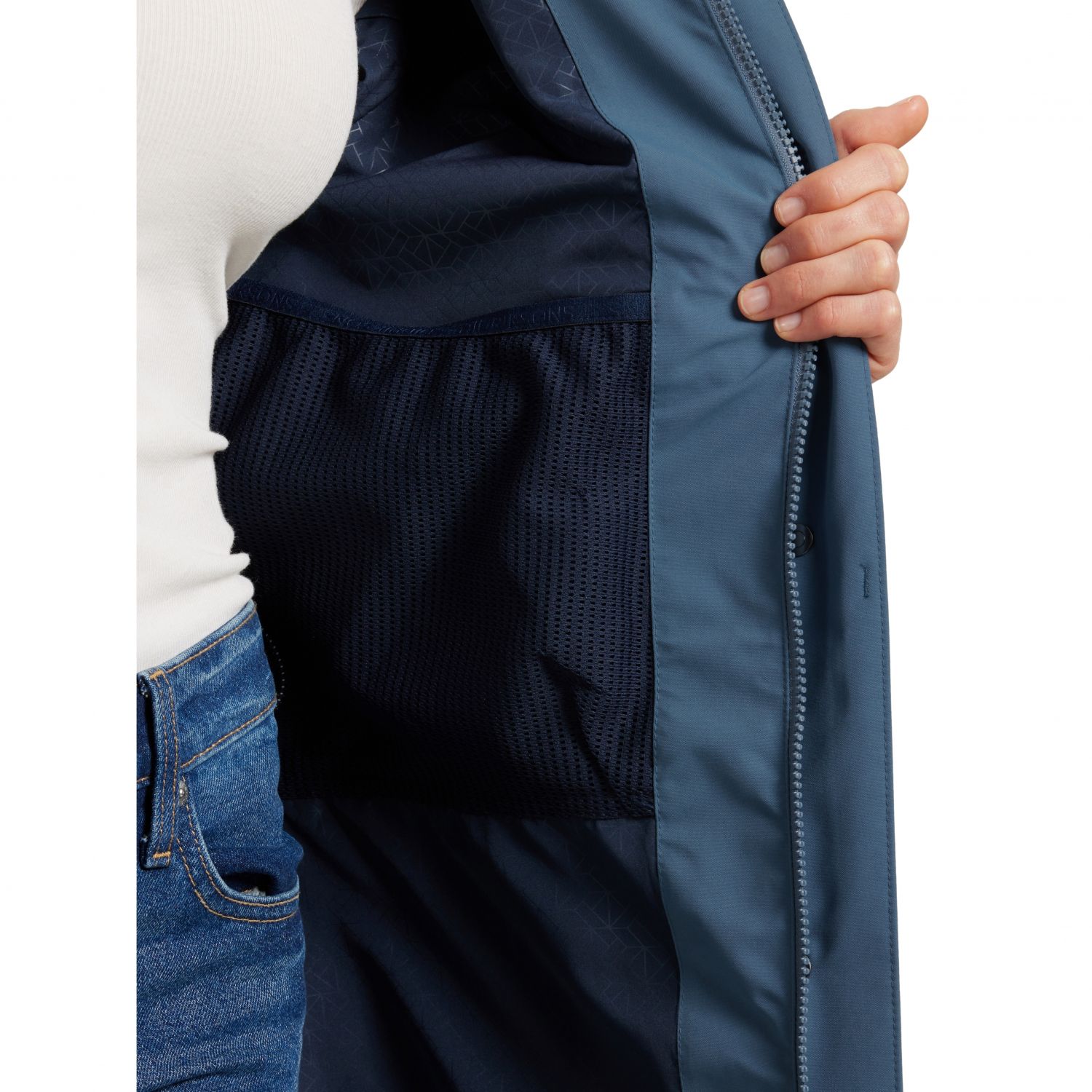 Didriksons Ilma, rain coat, women, true blue