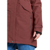 Didriksons Indra, parka, dámska, červená
