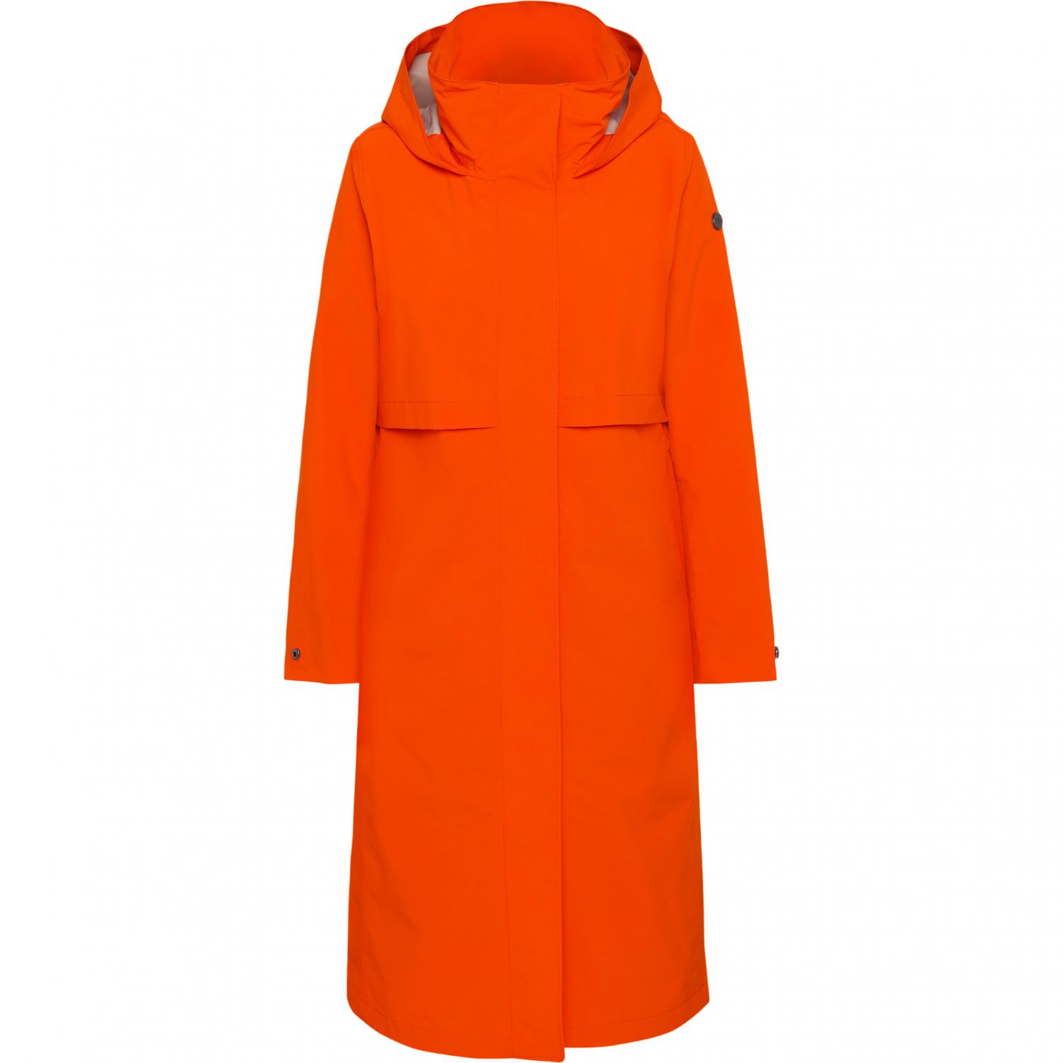 Didriksons Isolde, impermeable, mujer, tangerine red