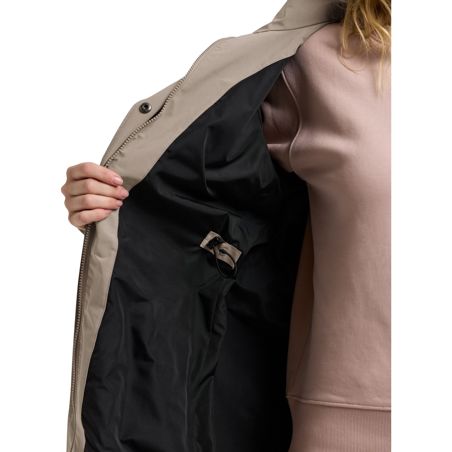 Didriksons Isolde, manteau de pluie, femme, ash brown