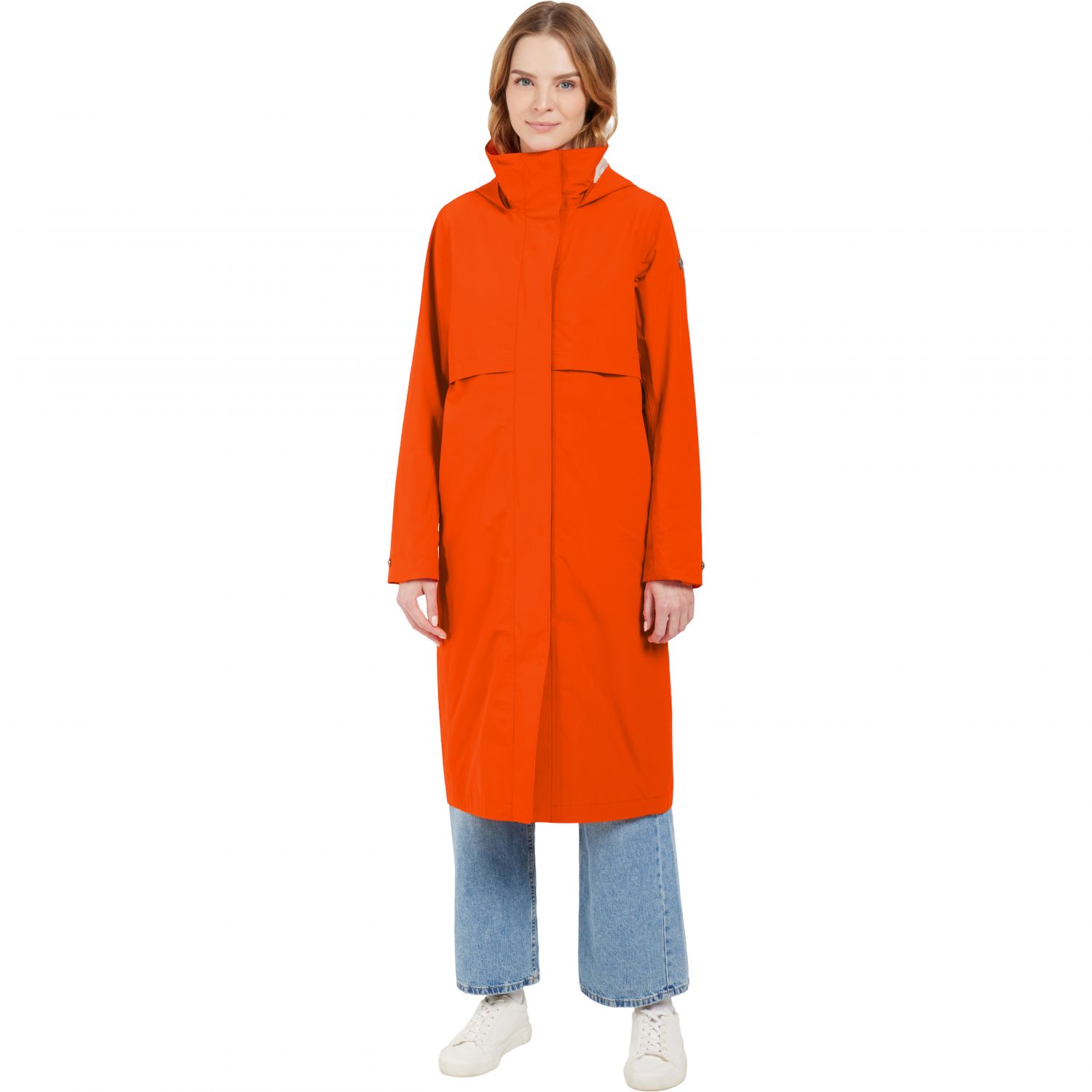 Didriksons Isolde, plášt?nka, dámská, tangerine red