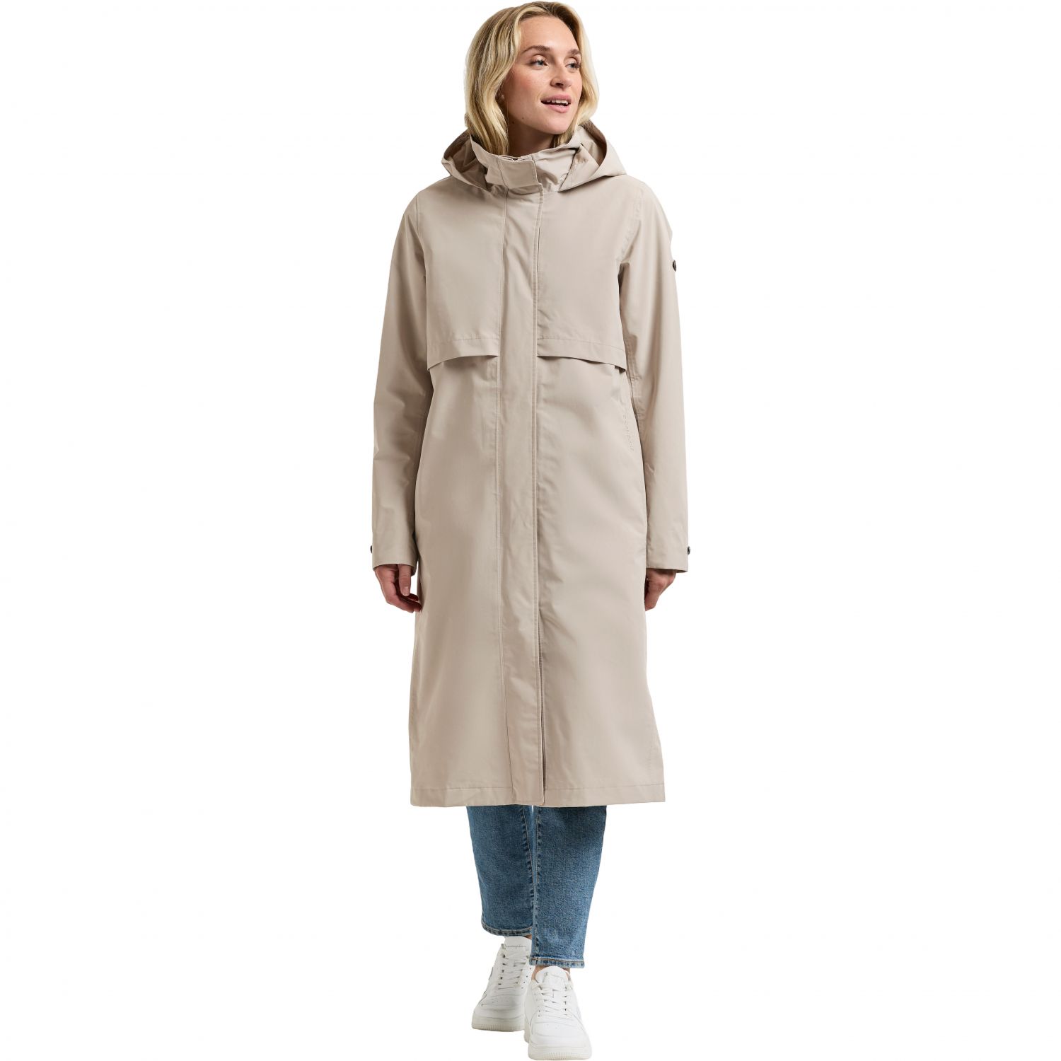 Didriksons Isolde, rain coat, women, clay beige