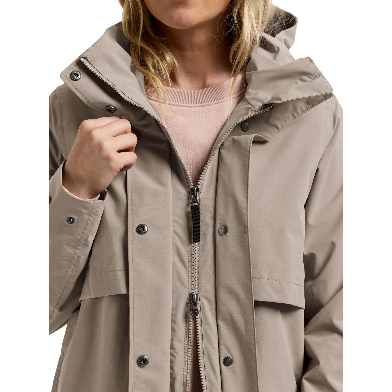 Didriksons Isolde, Regenmantel, Damen, ash brown