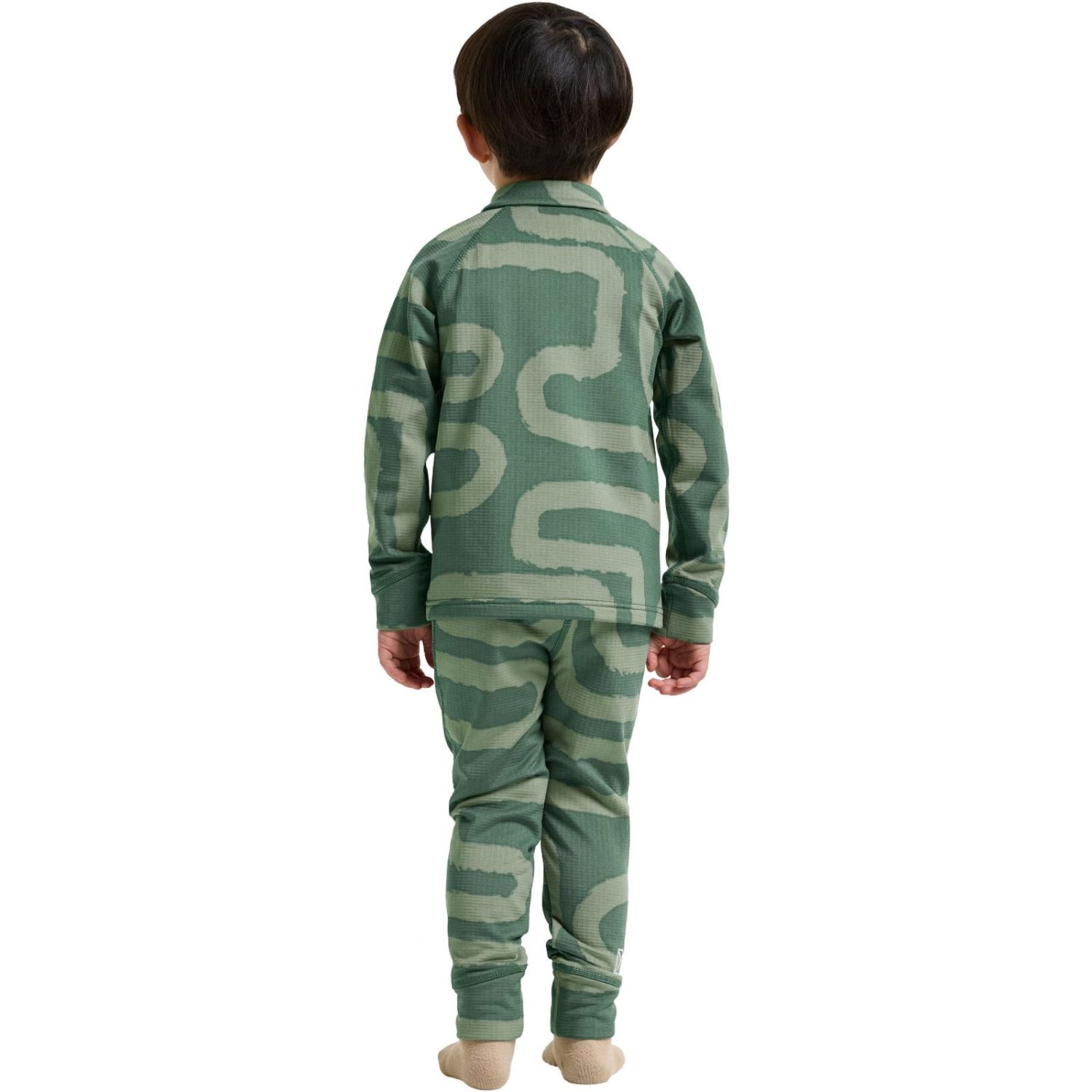 Didriksons Jadis 5, set de lenjerie termică, copii, verde