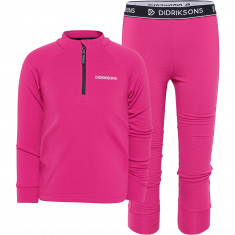 Didriksons Jadis 5, skiundertøjssæt, børn, pink