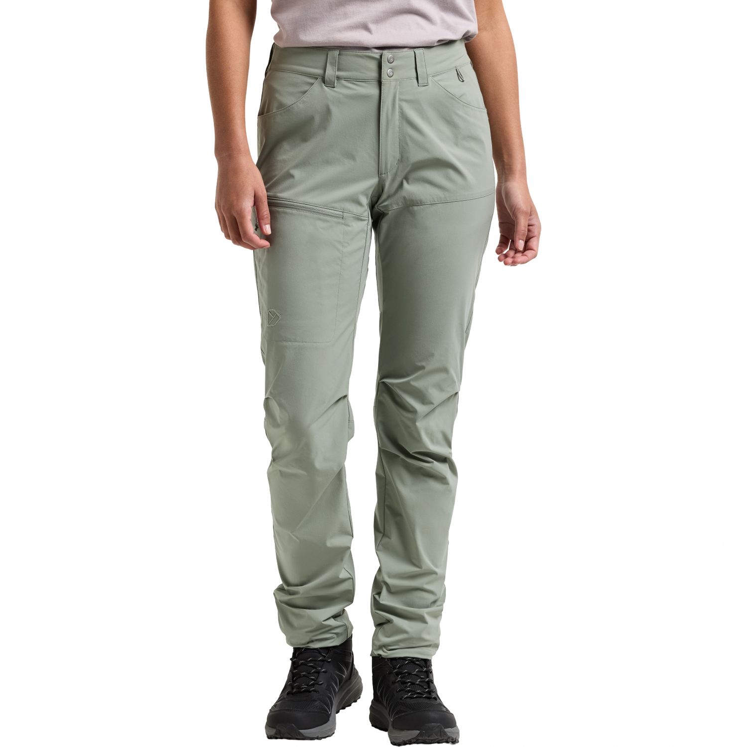 Didriksons Juna, calças de exterior, mulheres, folha murcha