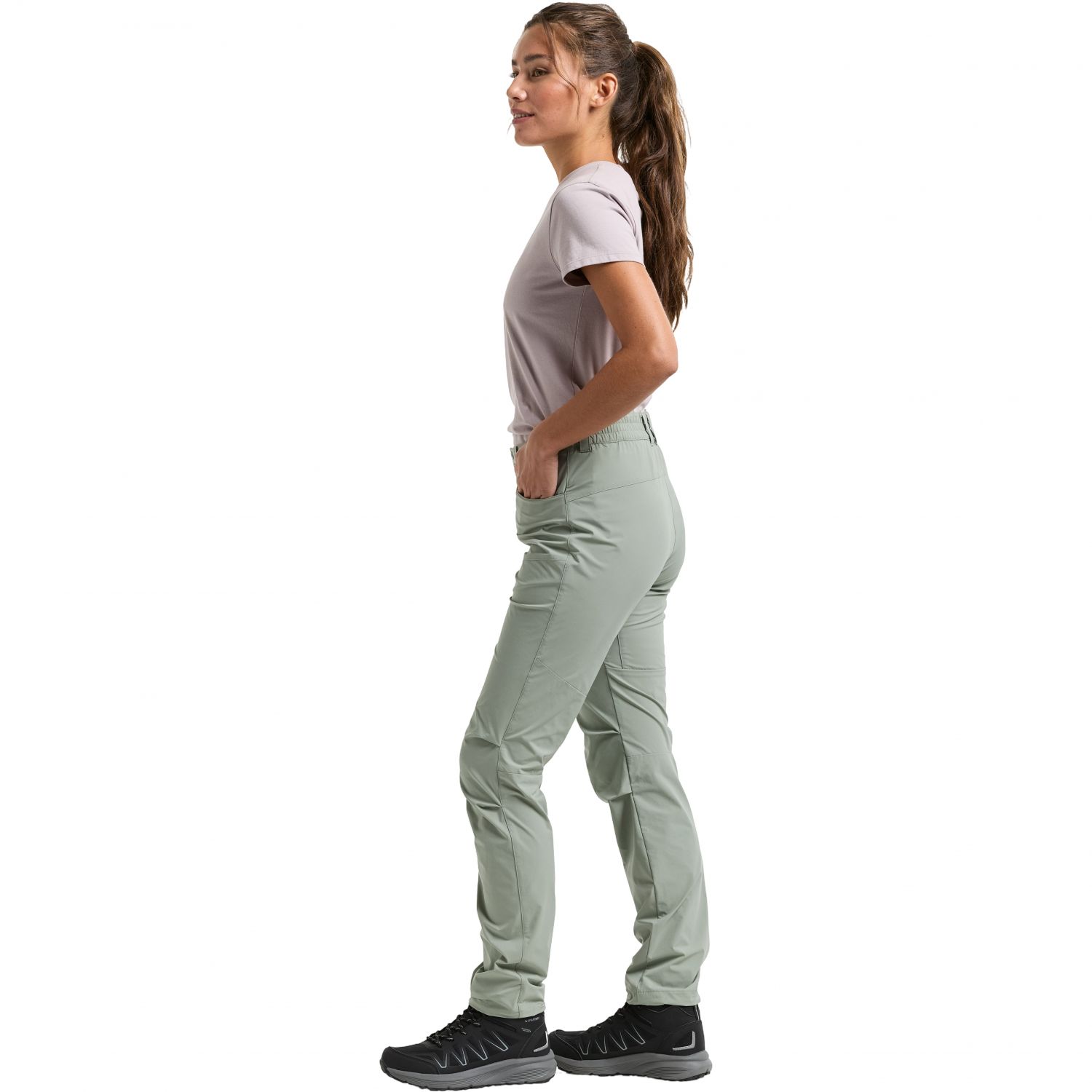 Didriksons Juna, calças de exterior, mulheres, folha murcha