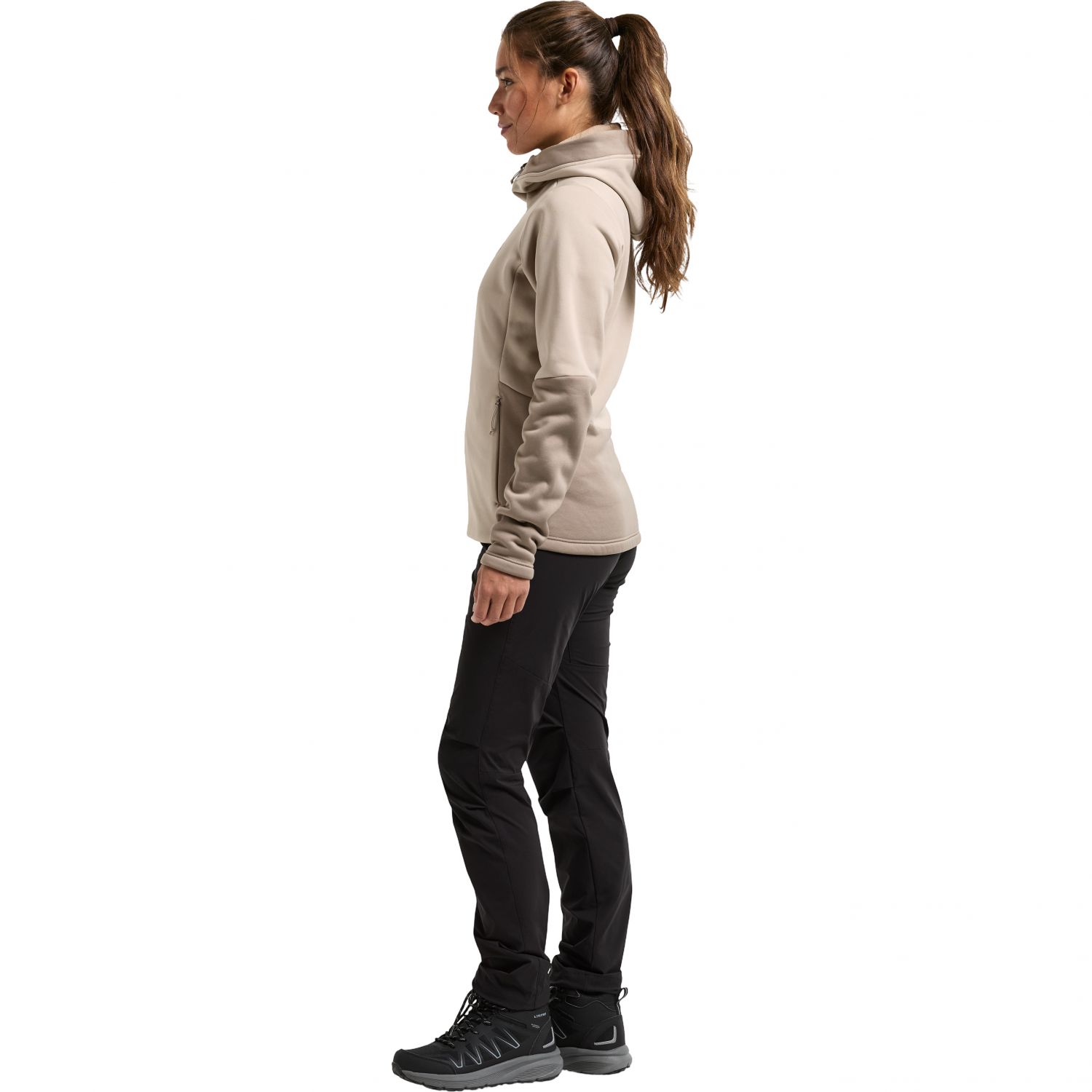 Didriksons Juna, pantalon outdoor, femme, noir