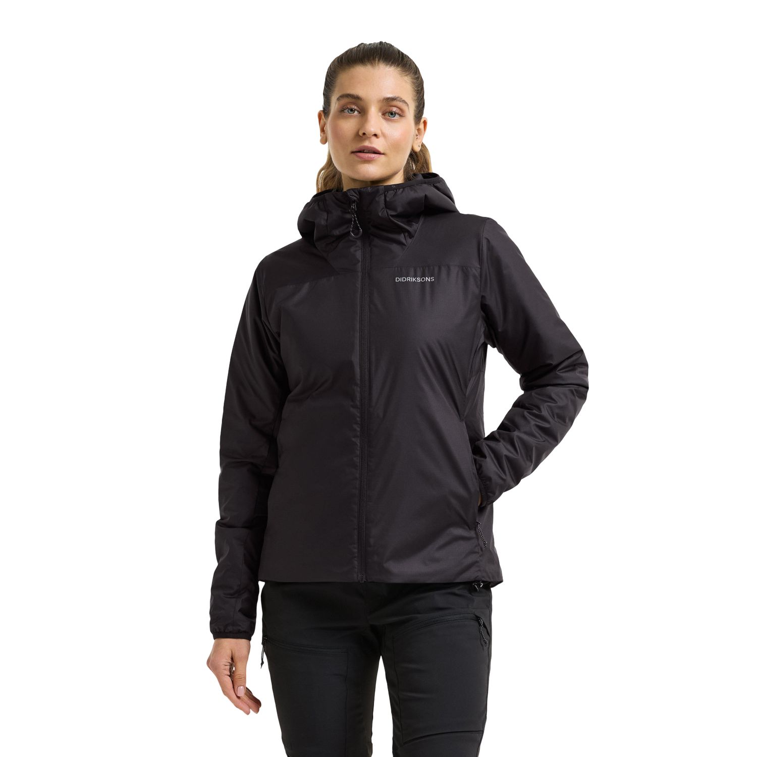 Didriksons Karix 3, Overgangsjakke, Dame, Black