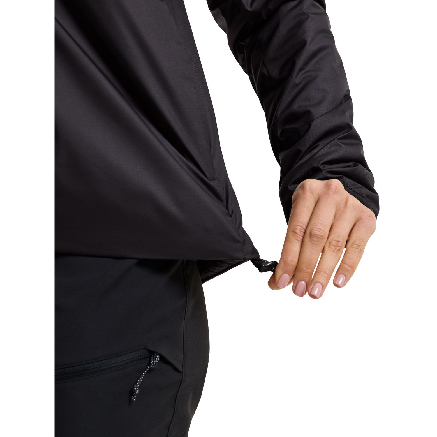 Didriksons Karix 3, transitional jacket, women, black