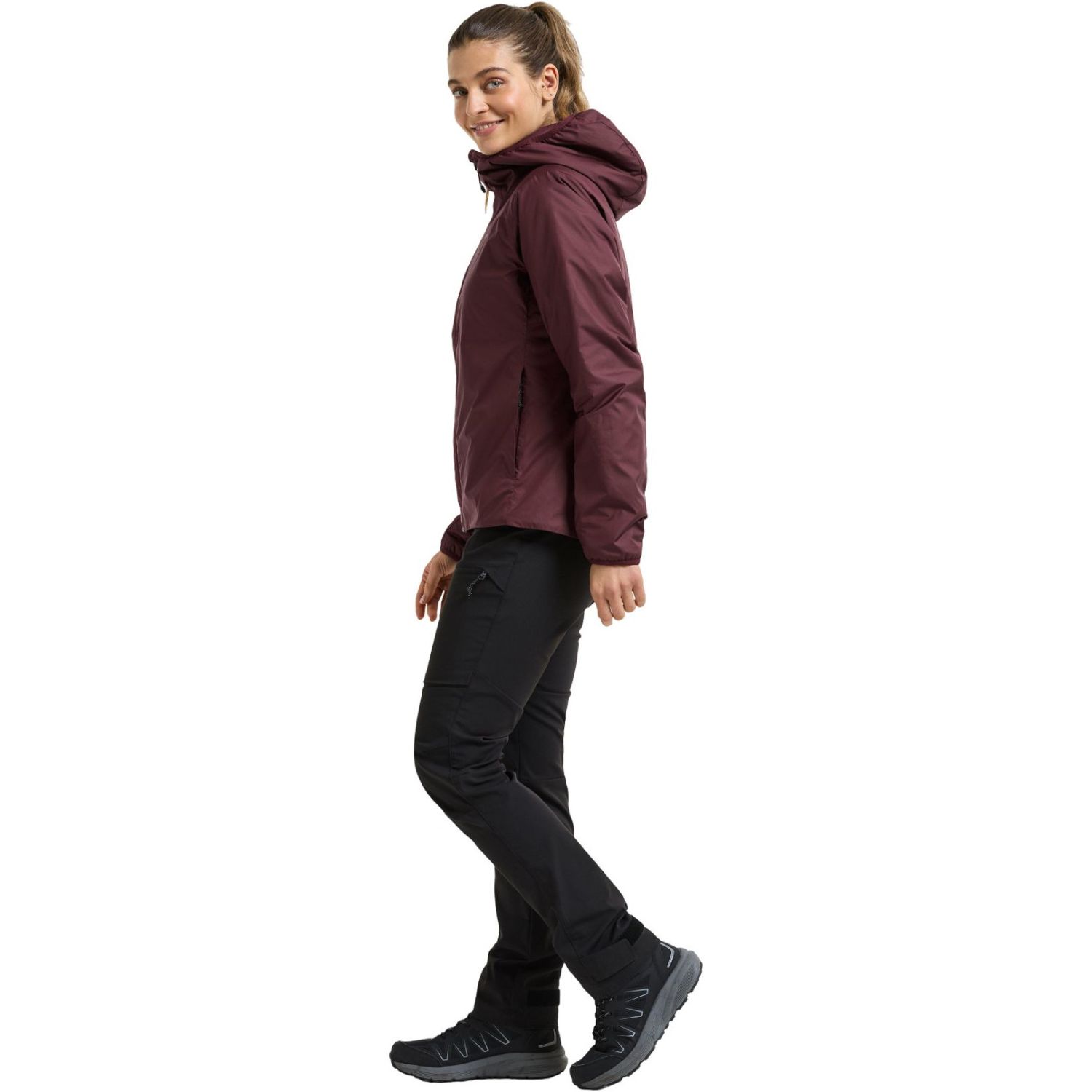 Didriksons Karix 3, transitional jacket, women, old rust
