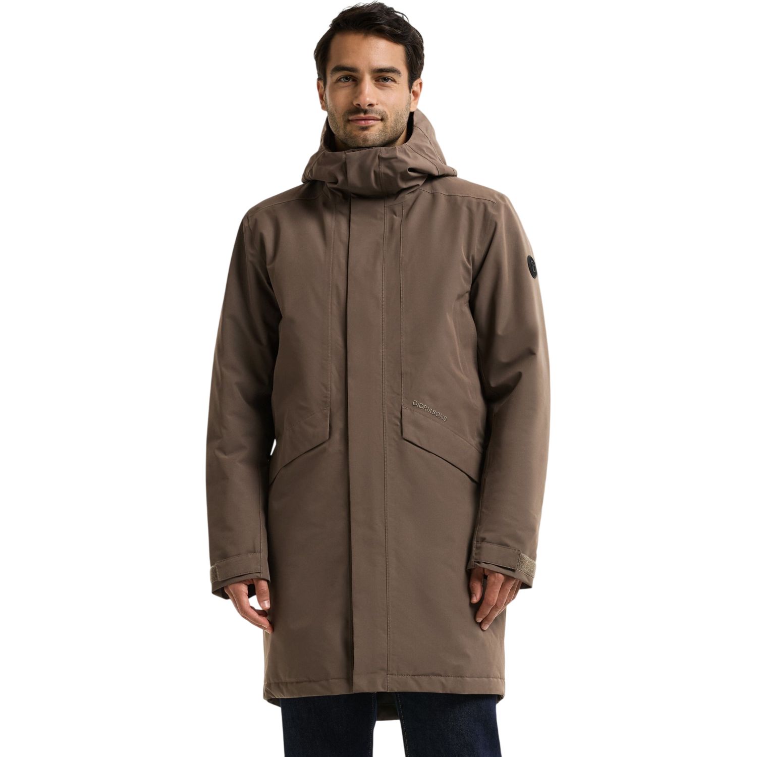Didriksons Kenny 9, parka, férfi, mocha barna