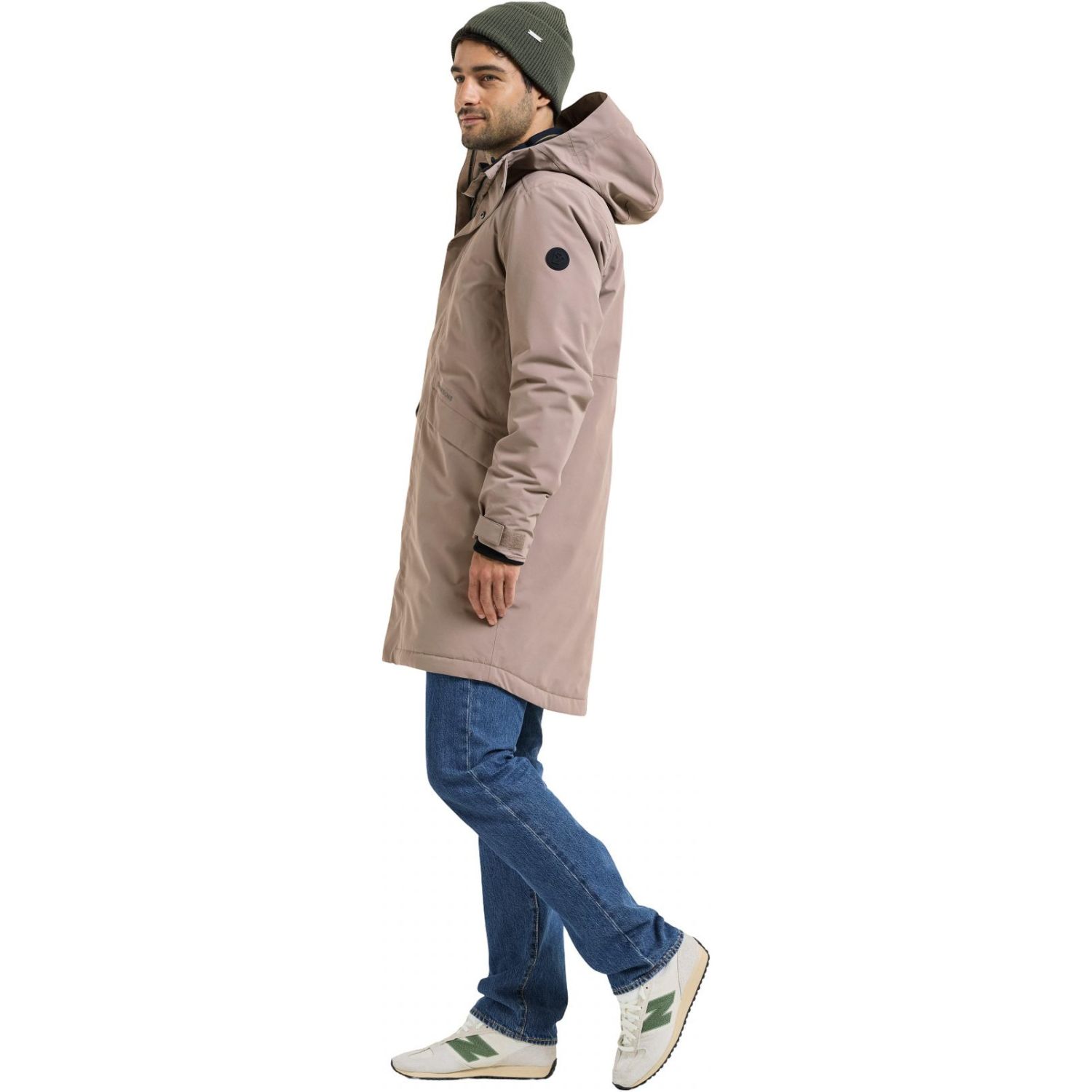 Didriksons Kenny 9, parka, herre, ash brown
