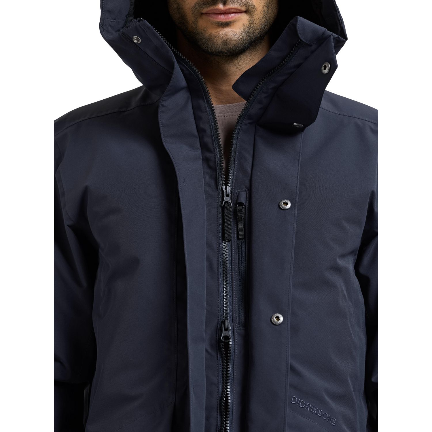 Didriksons Kenny 9, parka, masculino, azul marinho