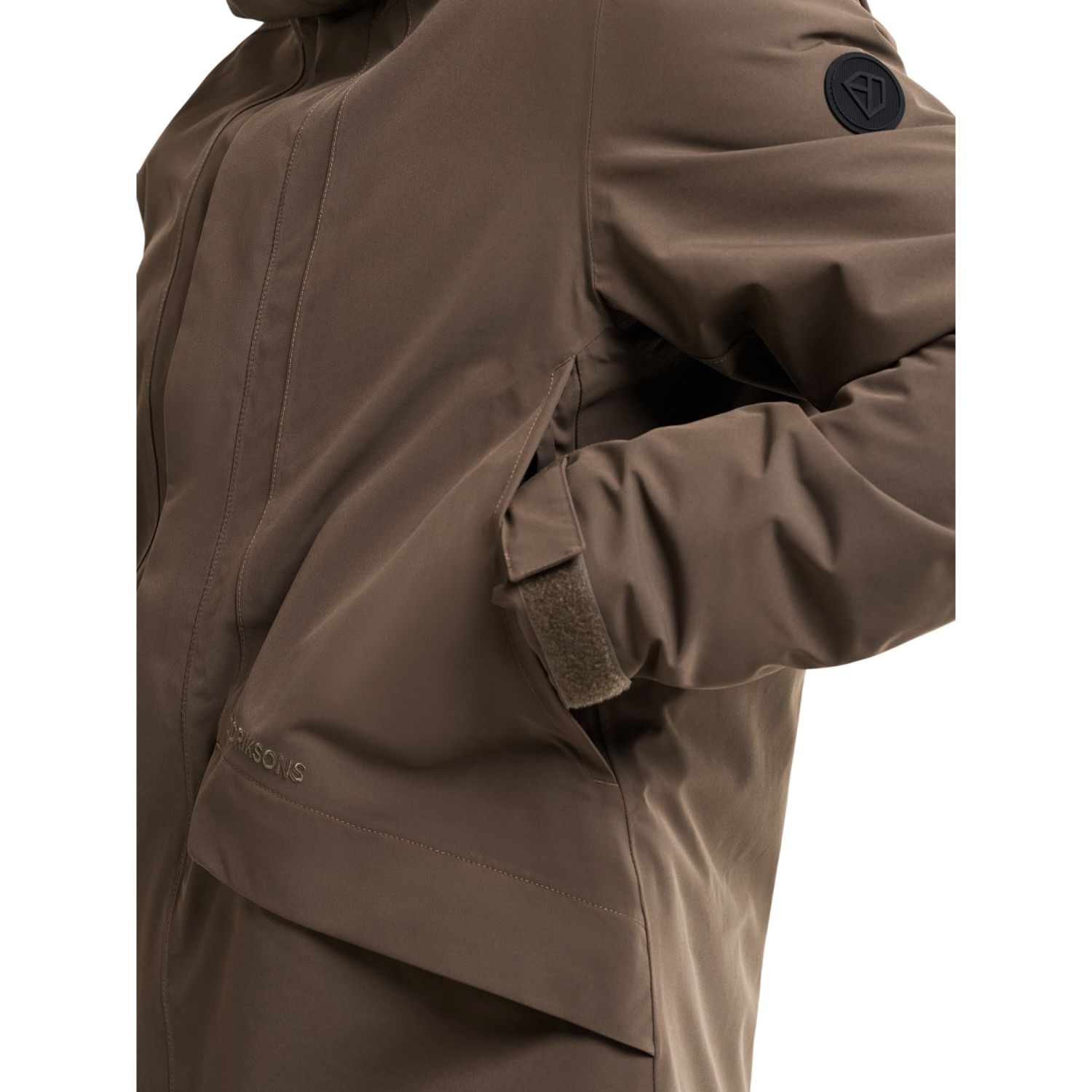 Didriksons Kenny 9, parka, masculino, mocha brown