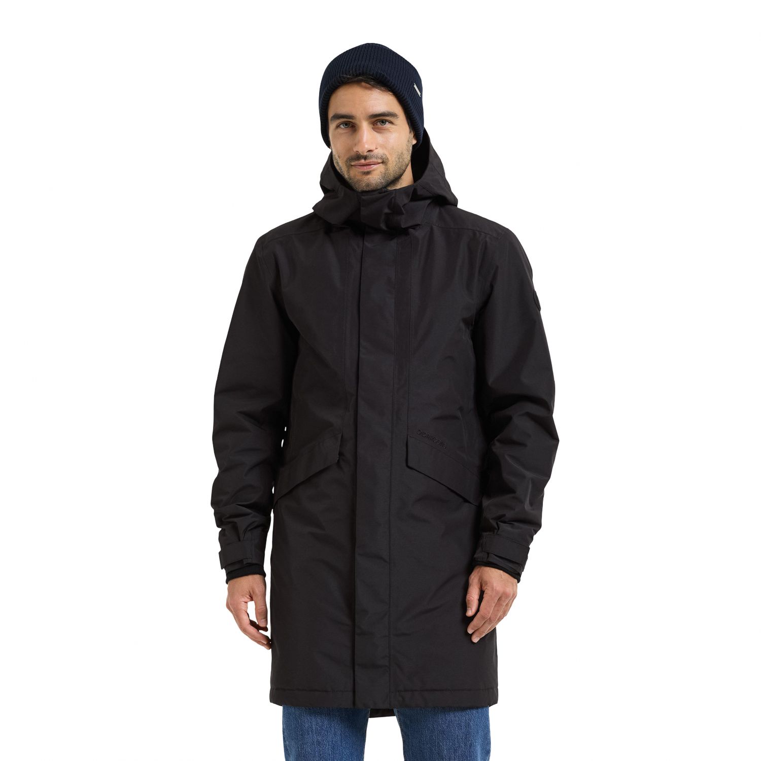 Didriksons Kenny 9, parka, masculino, preto