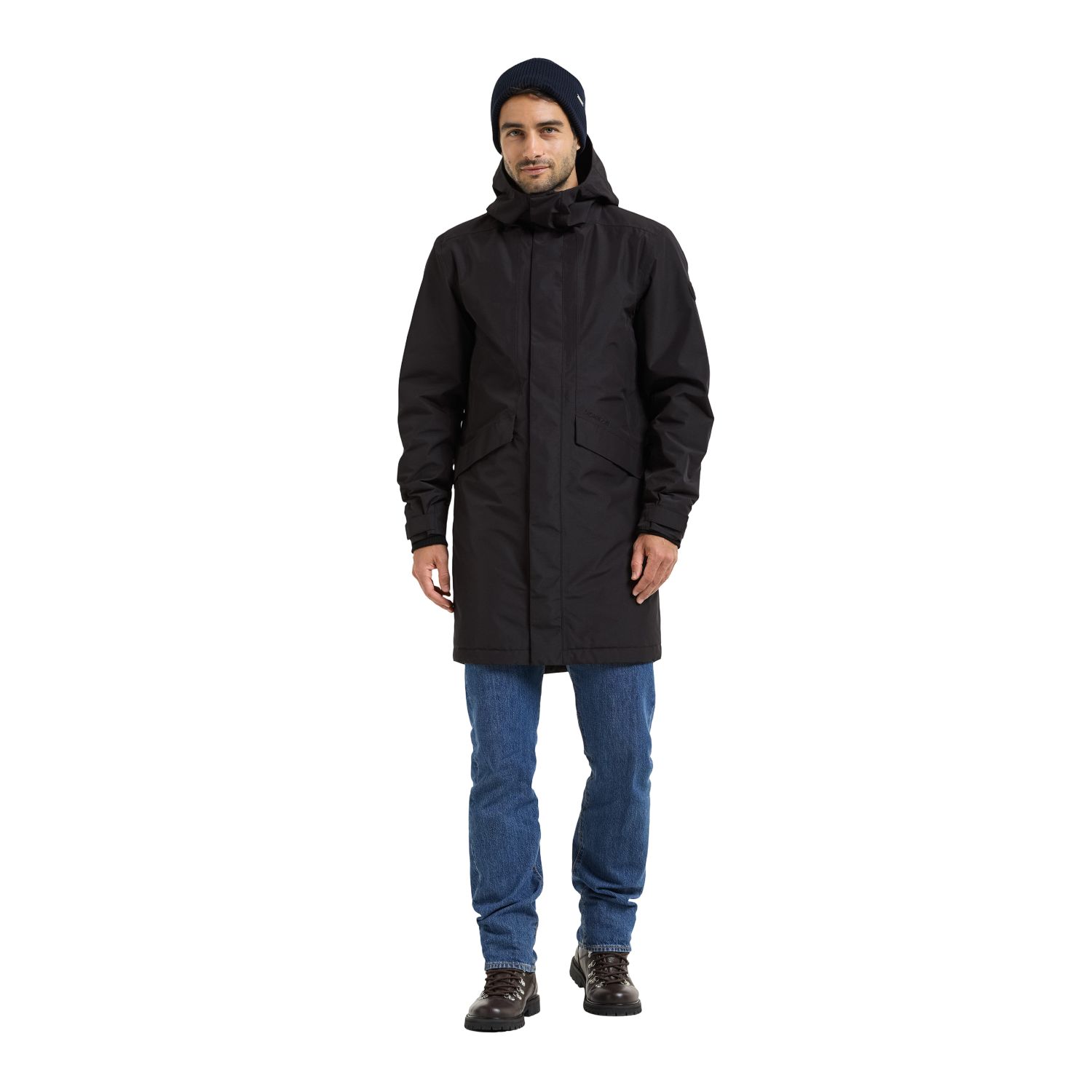 Didriksons Kenny 9, parka, masculino, preto