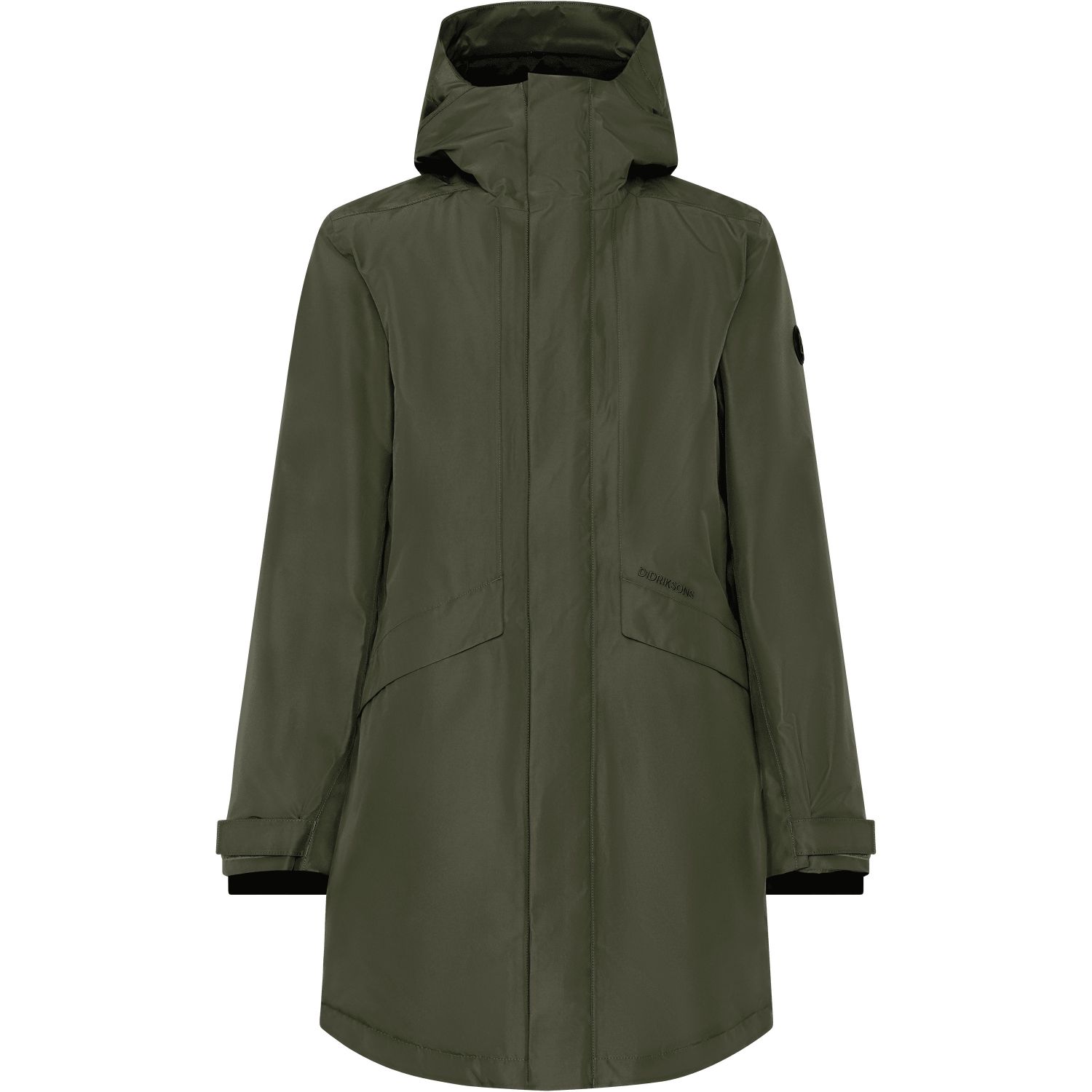 Didriksons Kenny 9, parka, masculino, verde-escuro