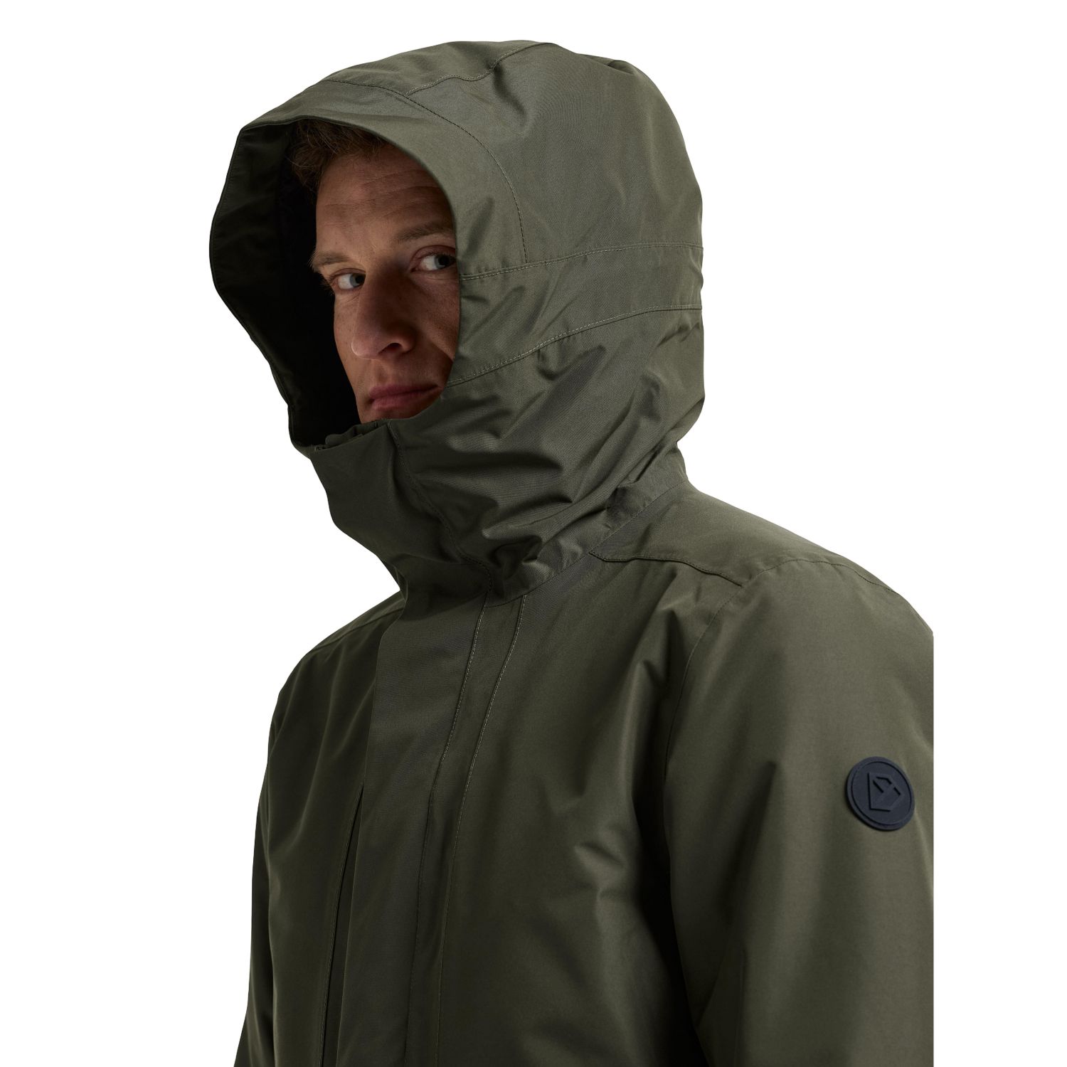 Didriksons Kenny 9, parka, masculino, verde-escuro