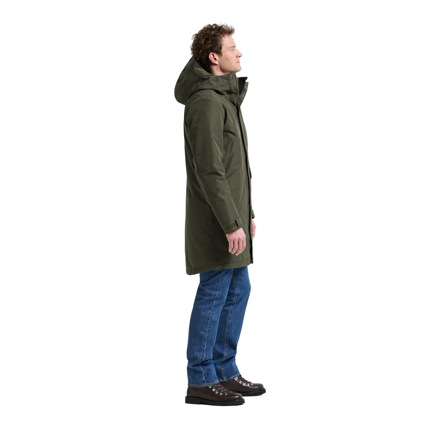 Didriksons Kenny 9, parka, masculino, verde-escuro