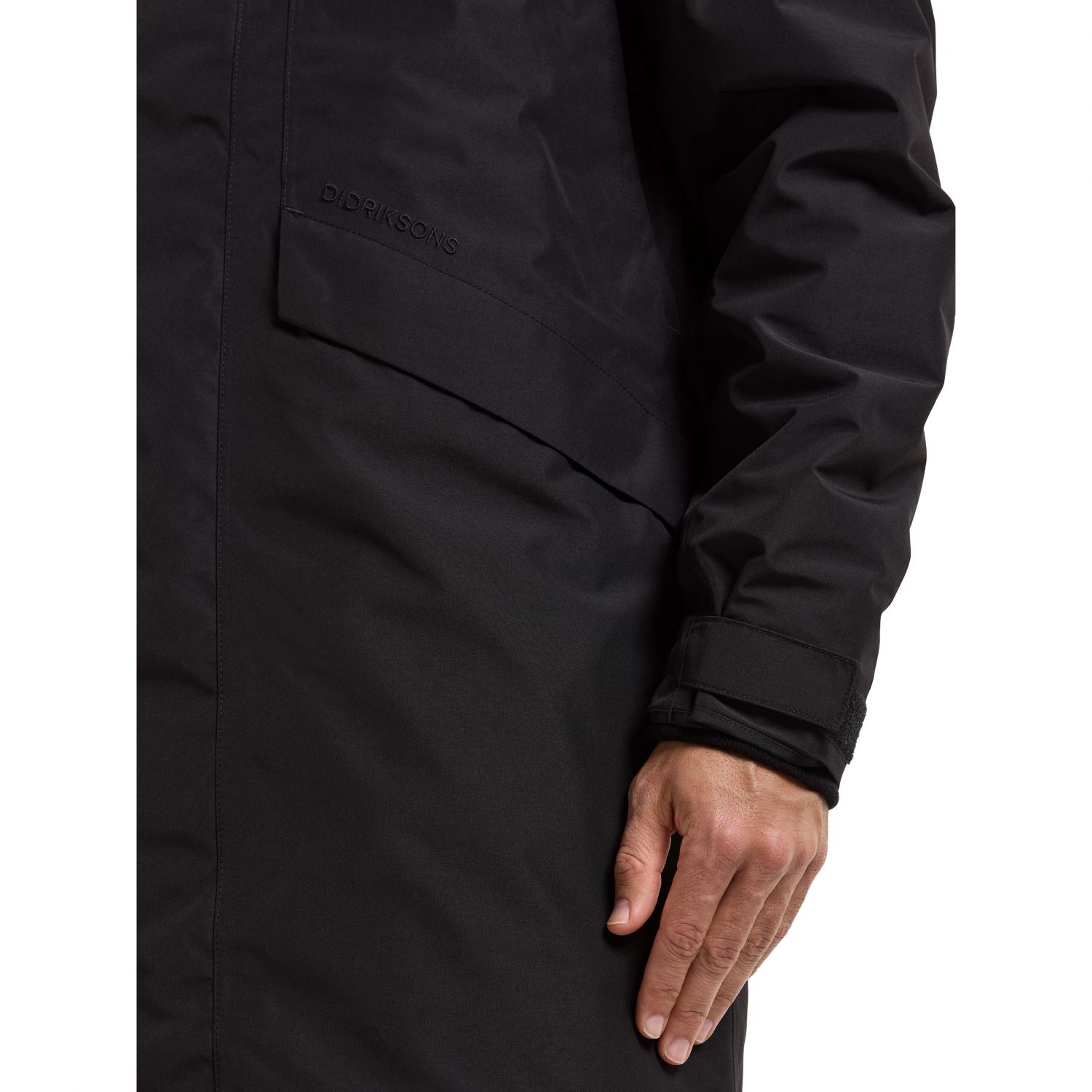 Didriksons Kenny 9, parka, muž, čierna