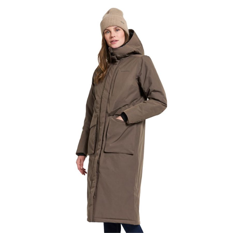 Didriksons Leya, parka, dame, brun
