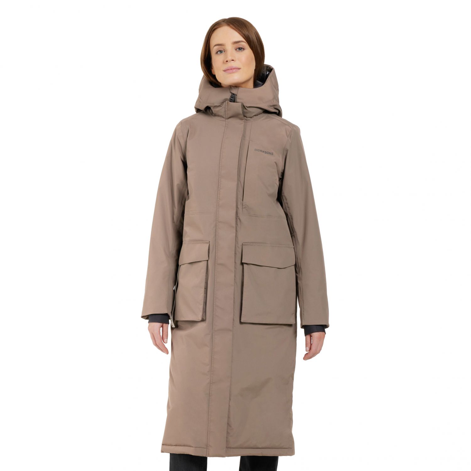 Didriksons Leya, parka, dame, brun