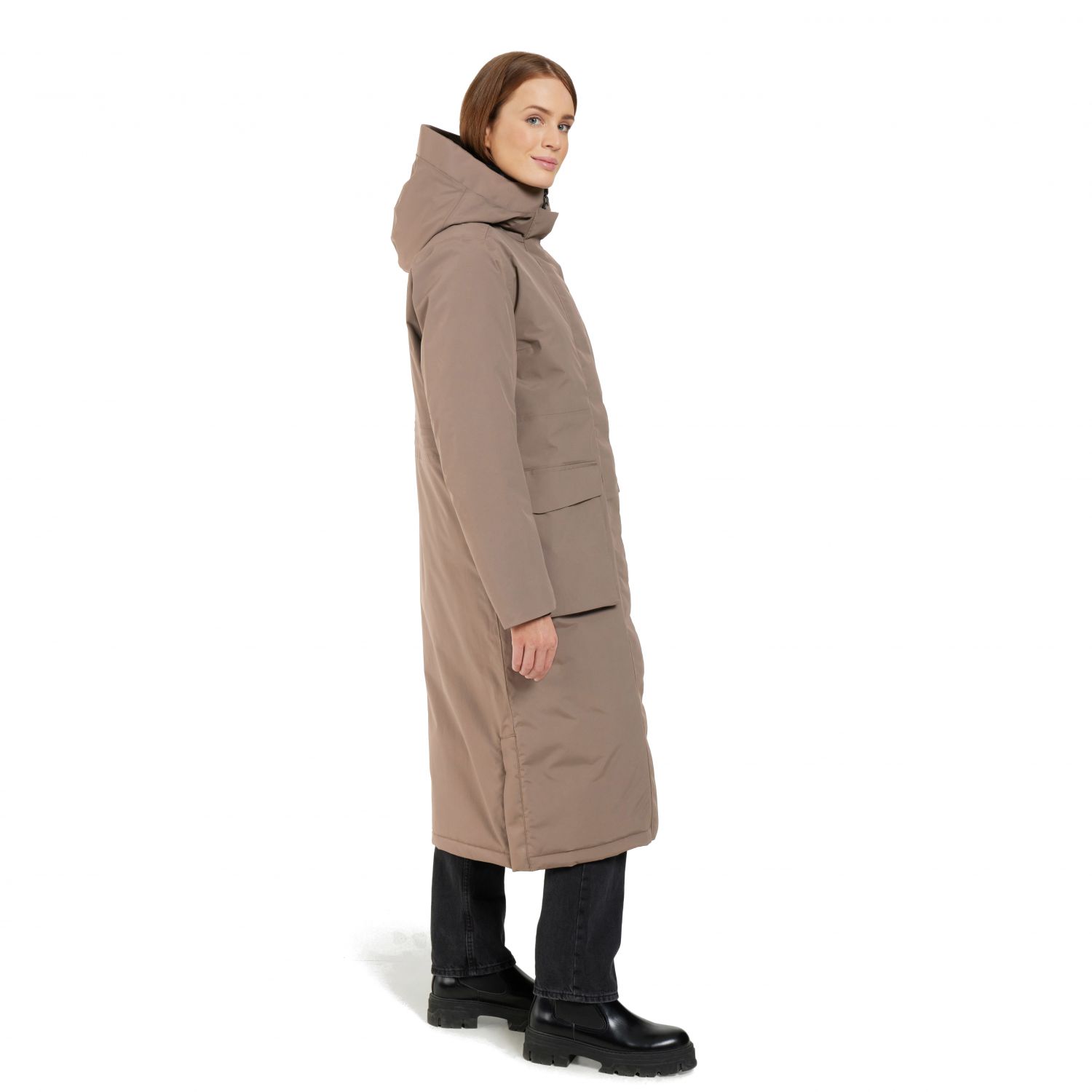 Didriksons Leya, parka, dame, brun