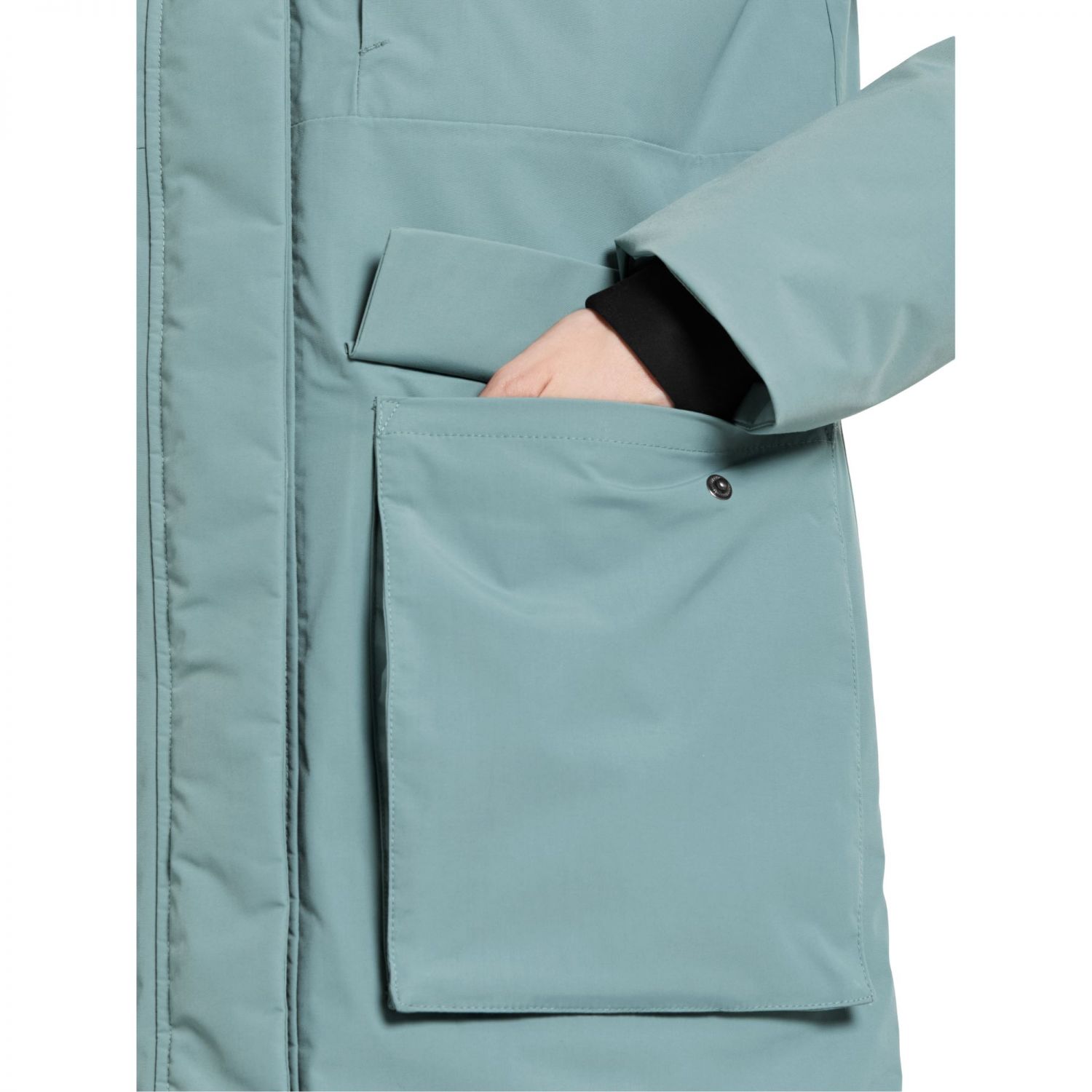 Didriksons Leya, parka, damska, b??kitna