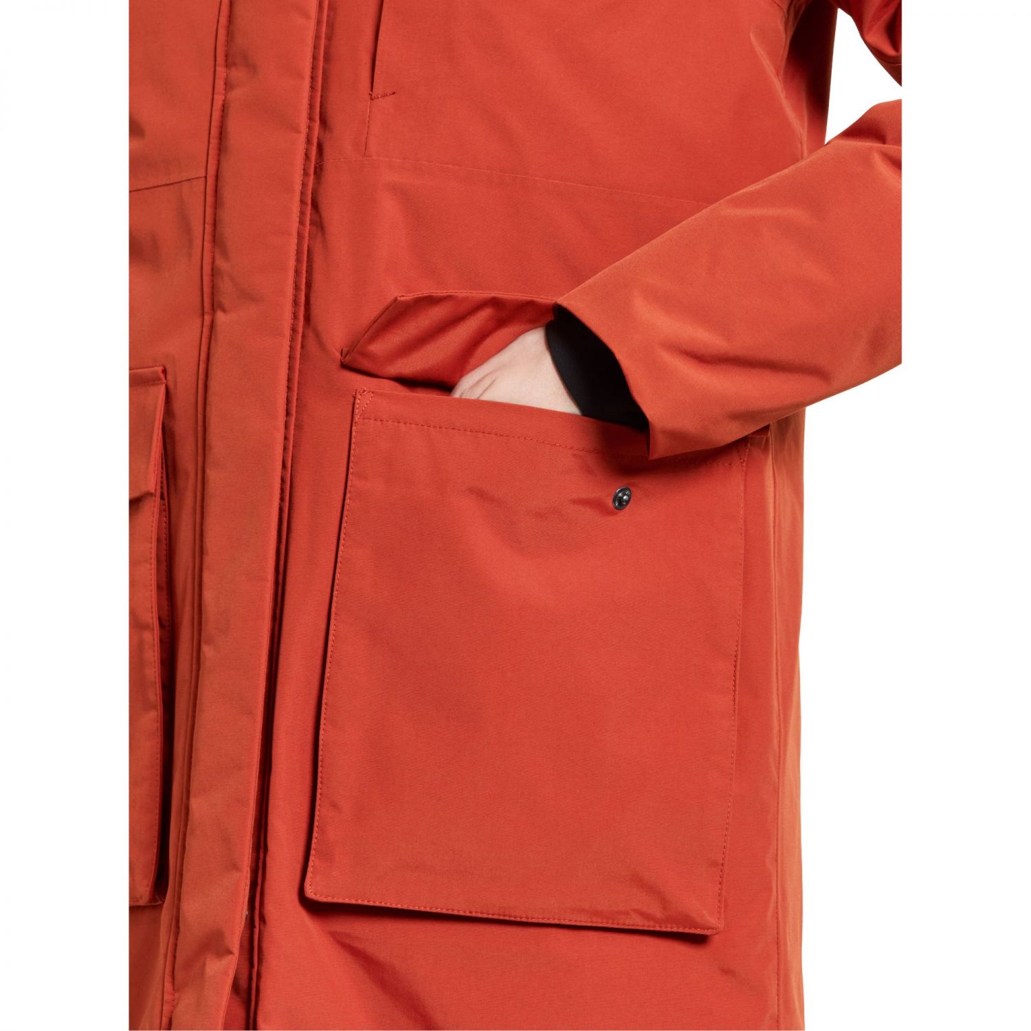 Didriksons Leya, parka, dámska, červená