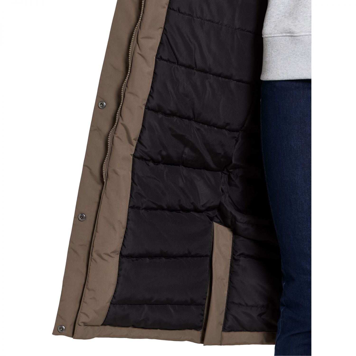 Didriksons Leya, parka para mulher, castanho
