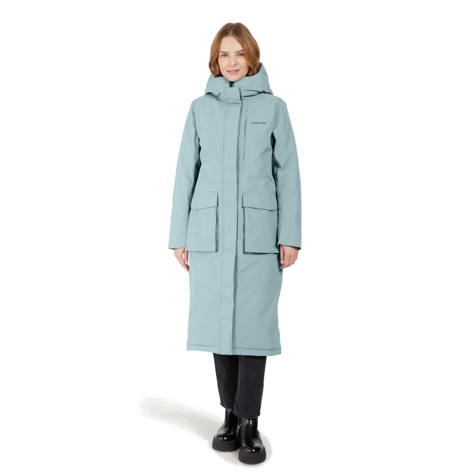 Didriksons Leya, parka, women, factory blue