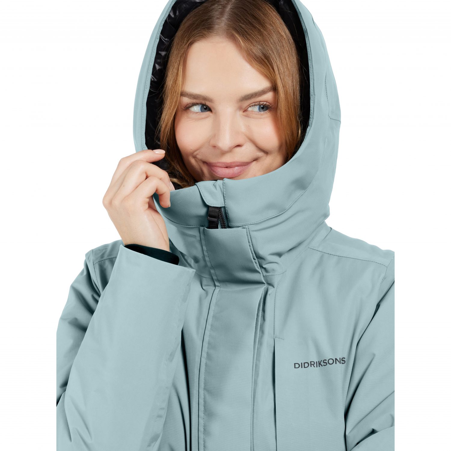 Didriksons Leya, parka, women, factory blue
